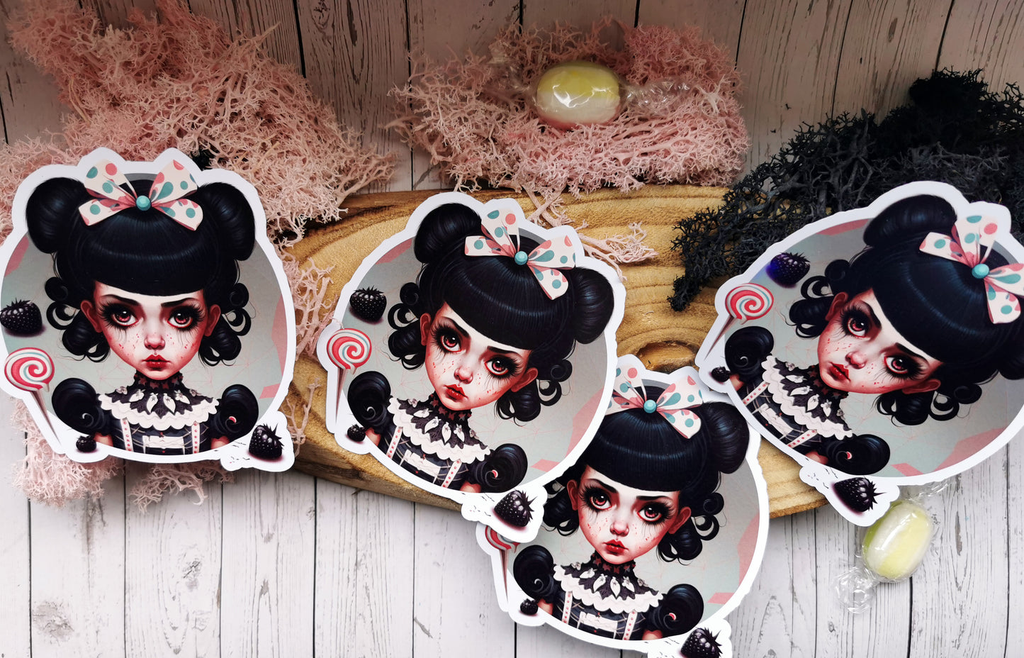 “Creepy Candy Girl” Stickers