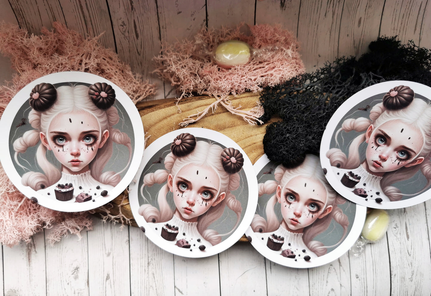 Stickers "Creepy Chocolate Girl"