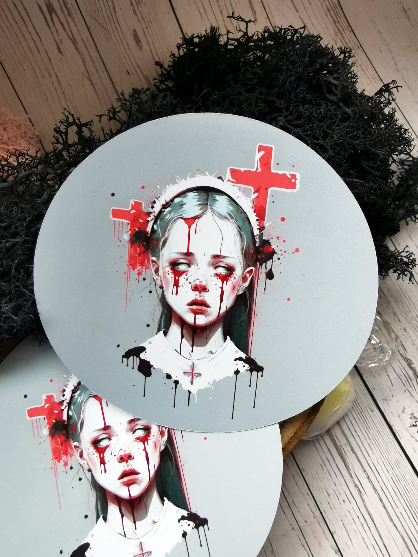 “Creepy Nun” Stickers