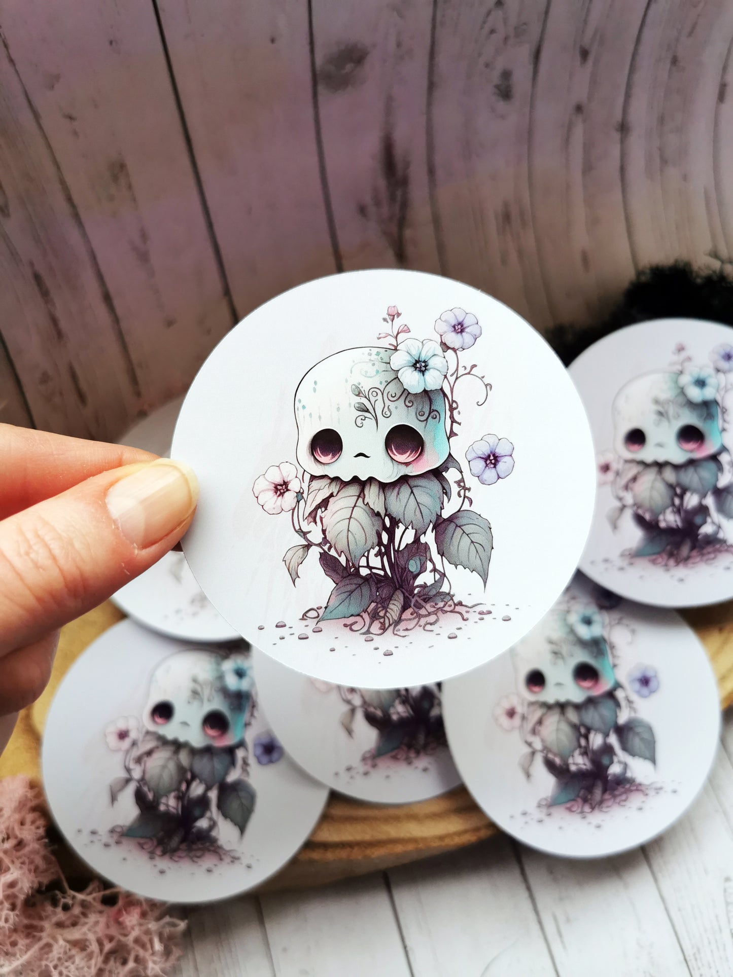 “Cute Creepy Plant” Stickers