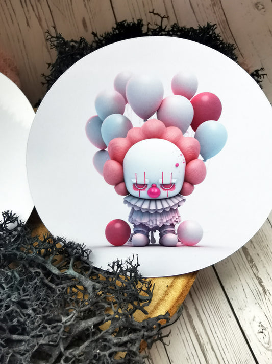 “Creepy Baby Clown” Stickers