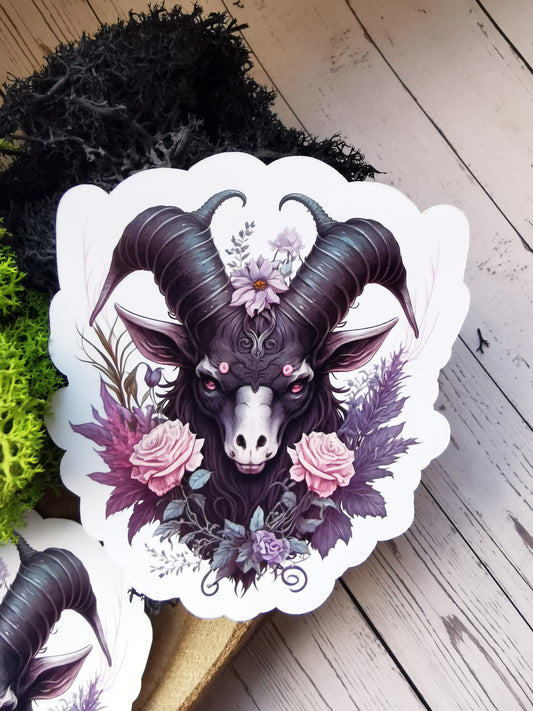 Stickers "Baphomet Flowers"