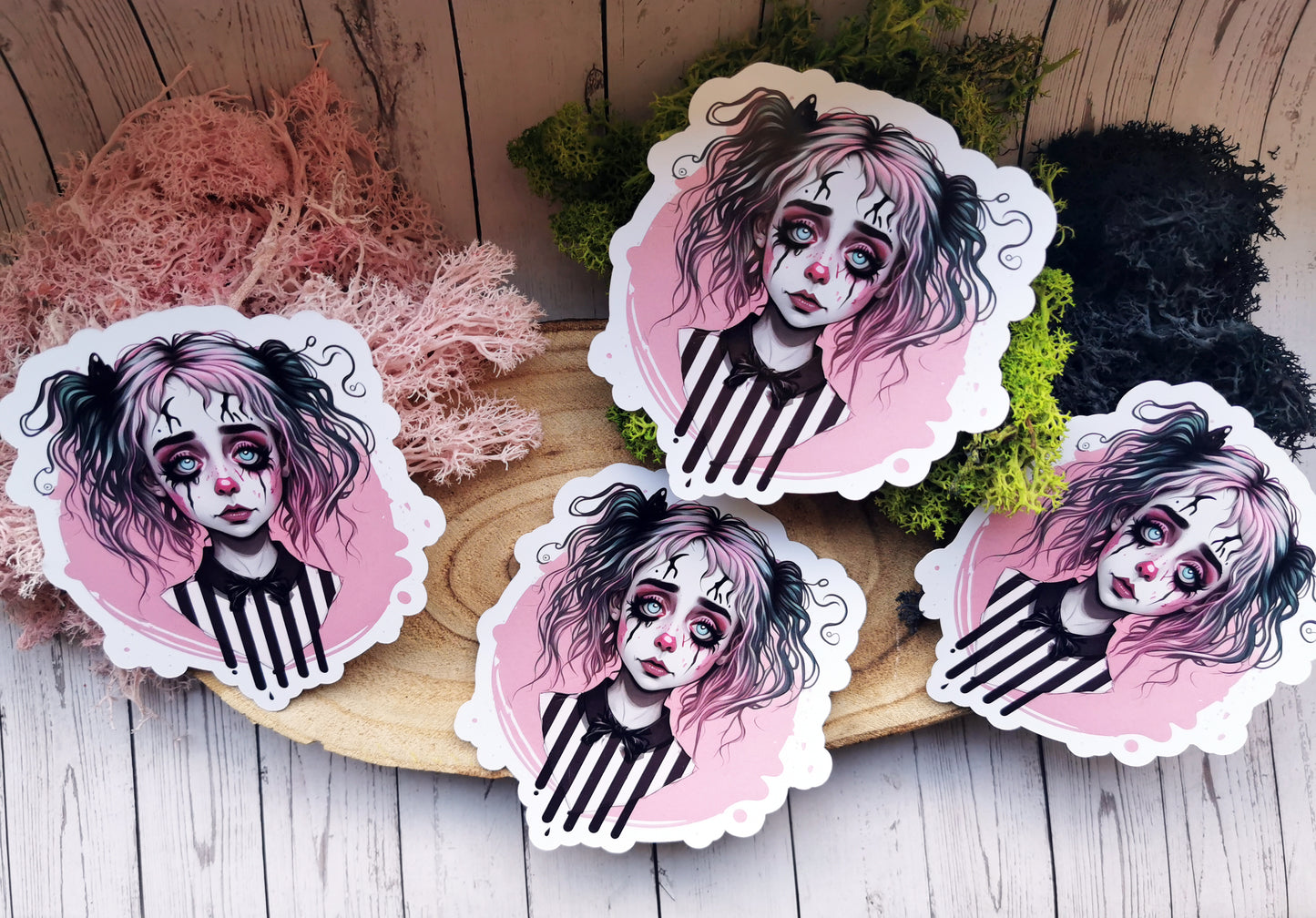 Stickers "Creepy Beetlejuice Girl"