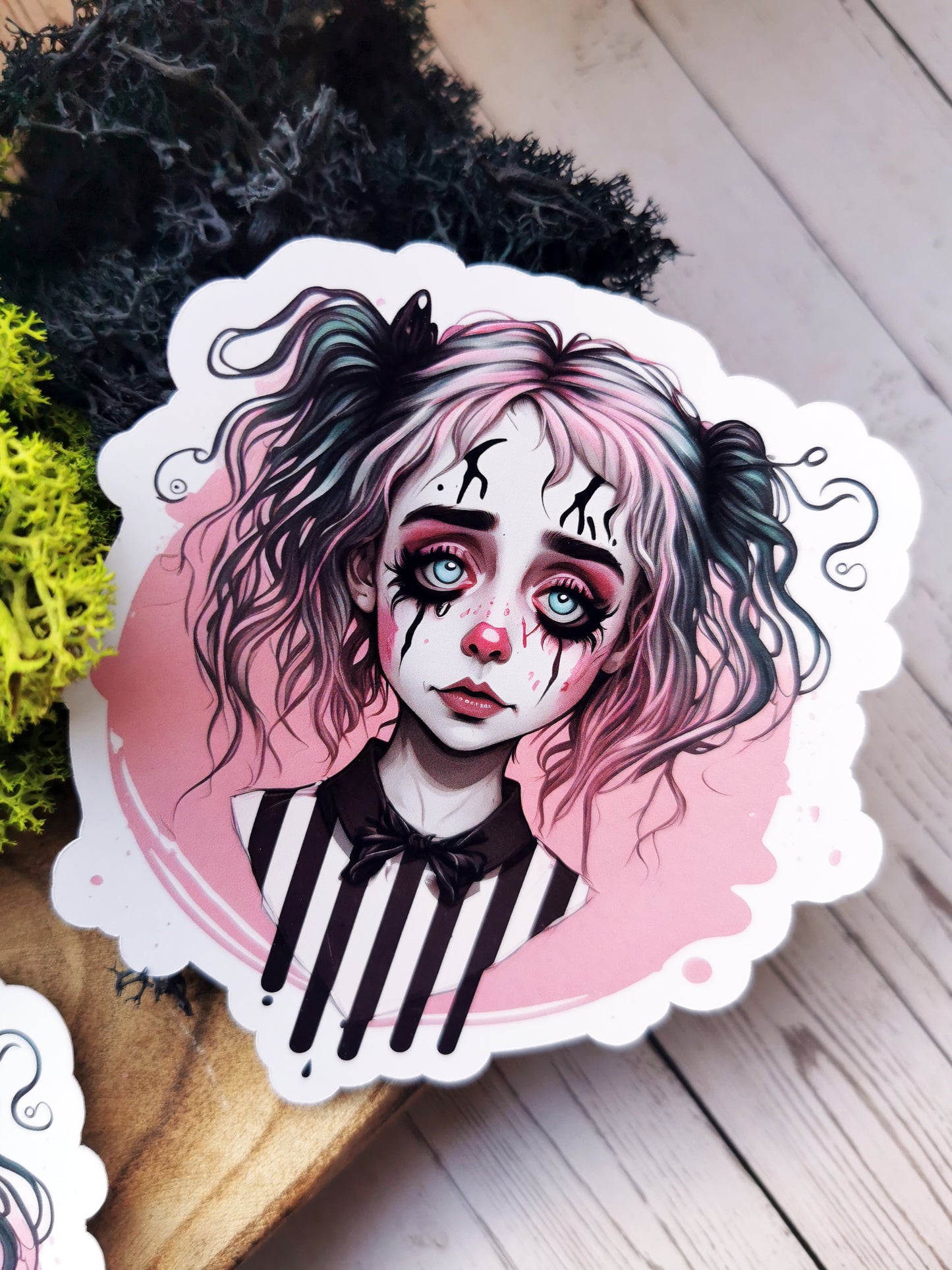 “Creepy Beetlejuice Girl” Stickers