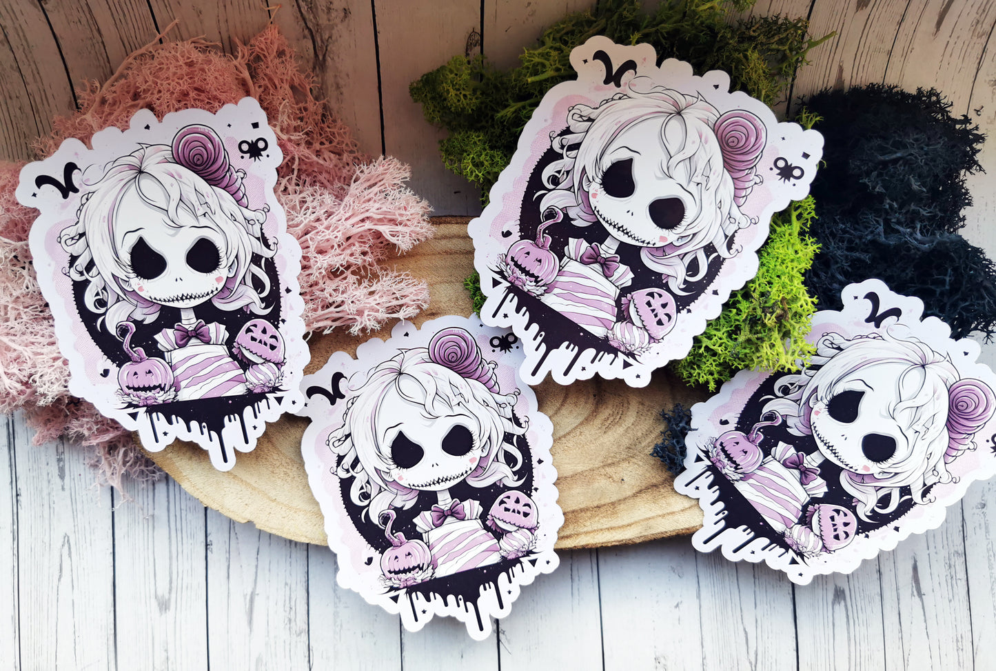 “Creepy Jack Girl” Stickers