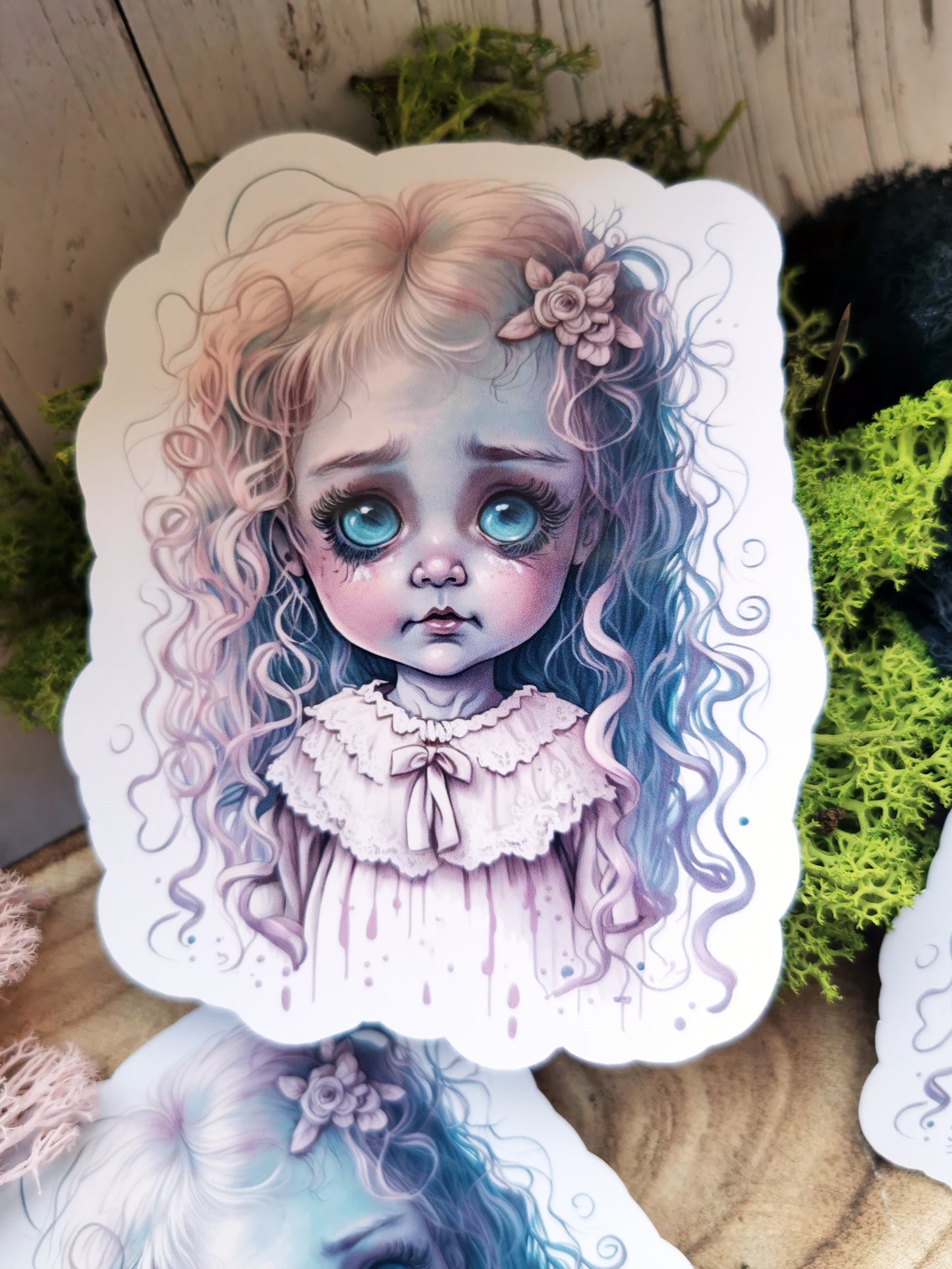 “Creepy Doll” stickers