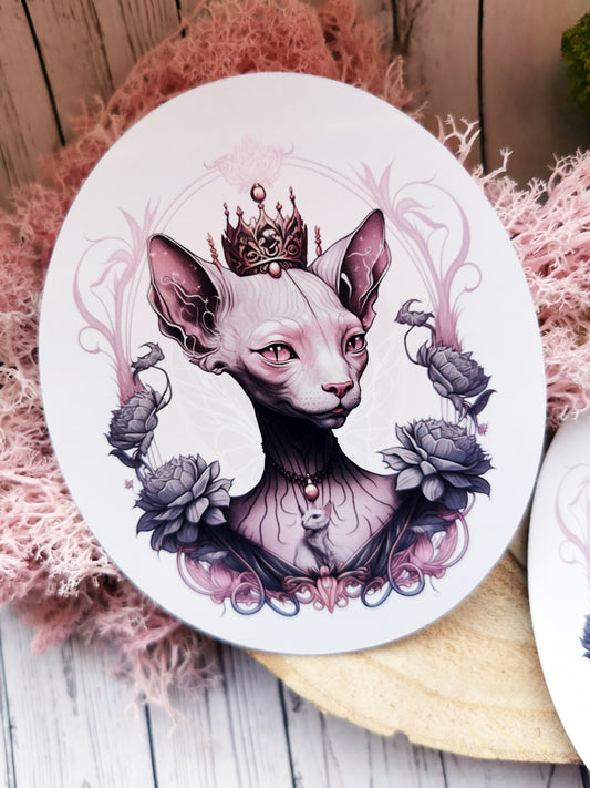 Stickers "Sphynx Cat Queen"