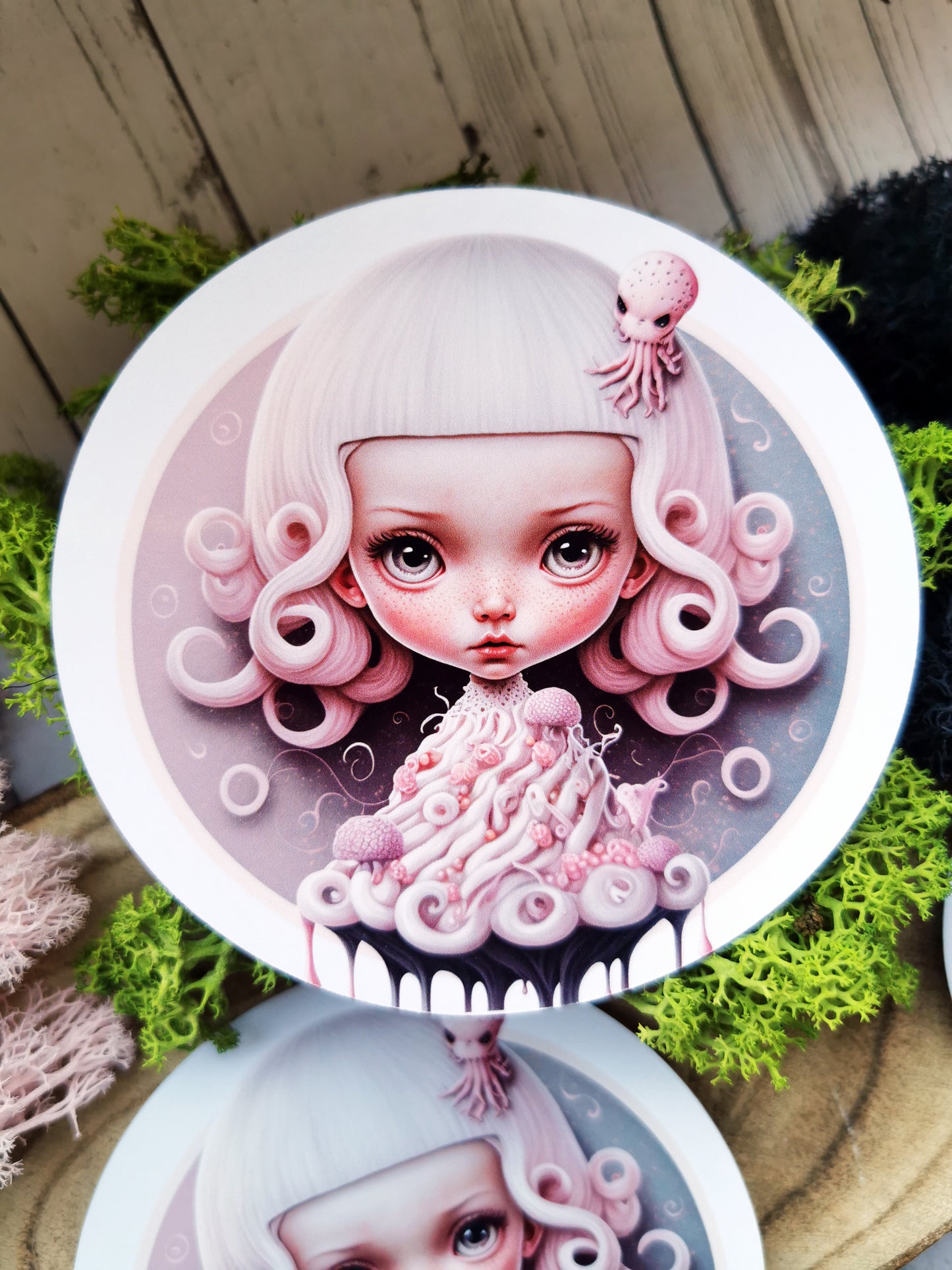 “Octopus Girl” Stickers