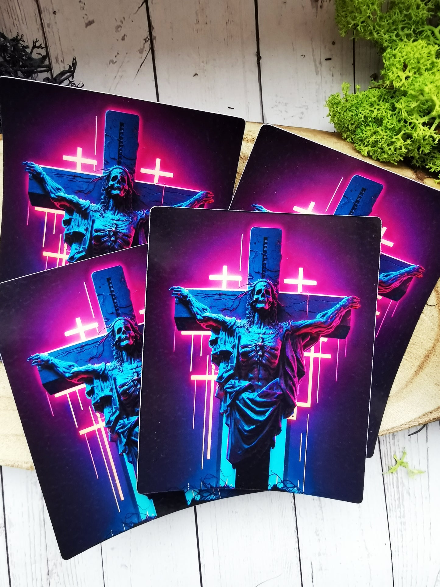 “The Cross” stickers