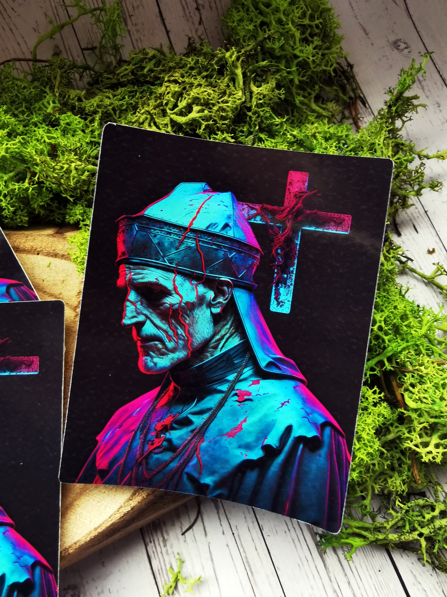 “Cyber ​​Pope” Stickers