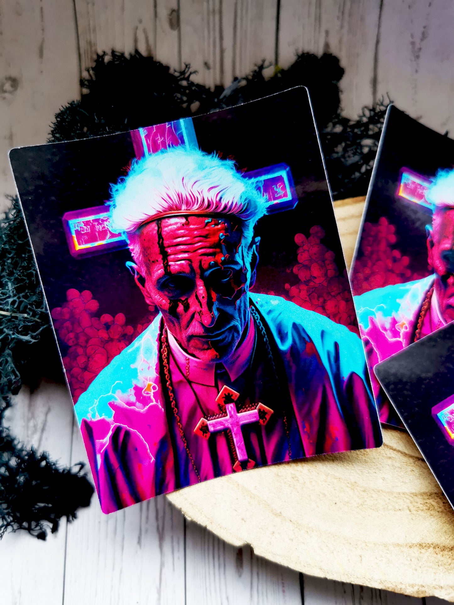 “Cyber ​​Pope” Stickers