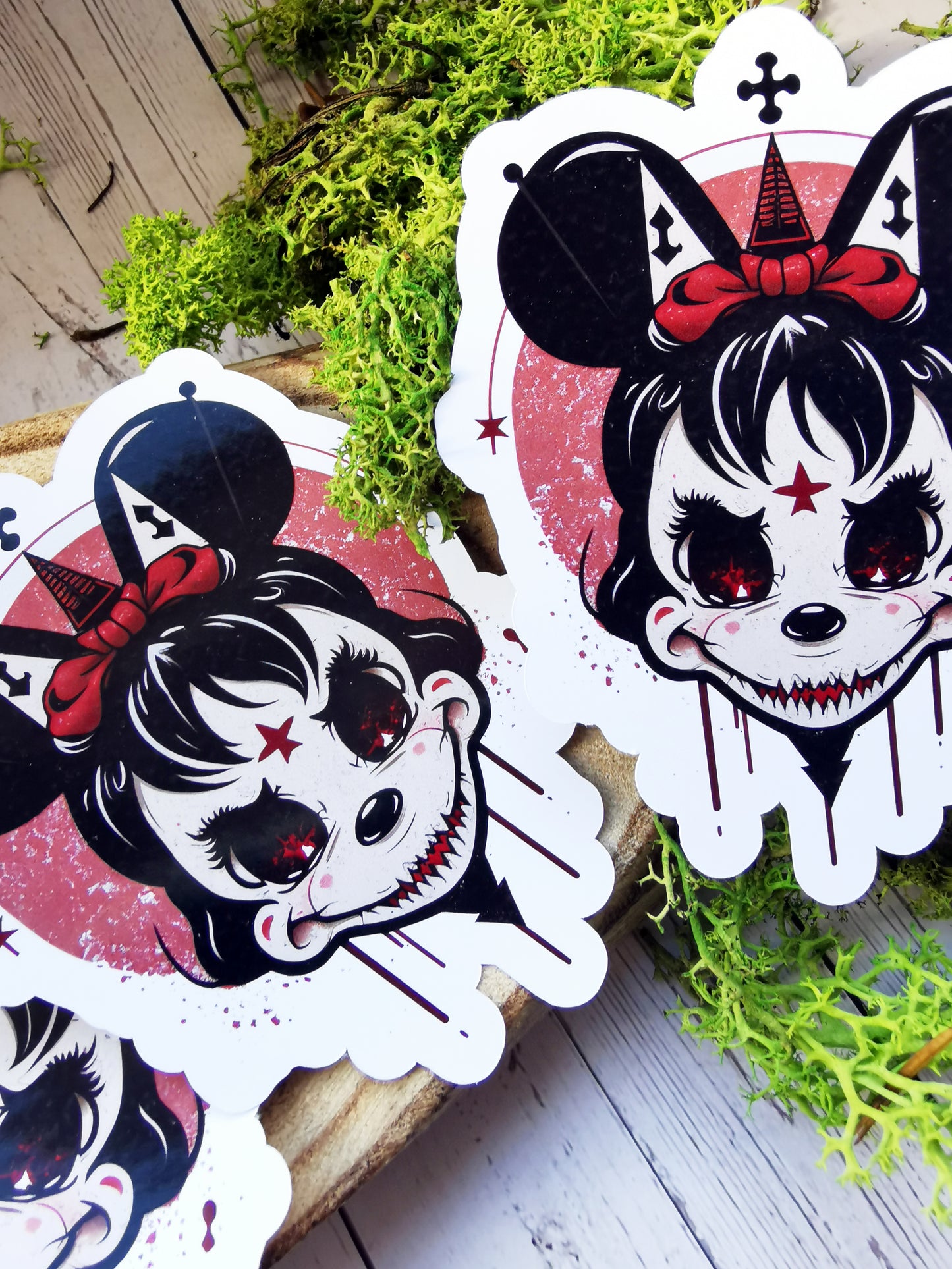 “Baphomet Girl” Stickers