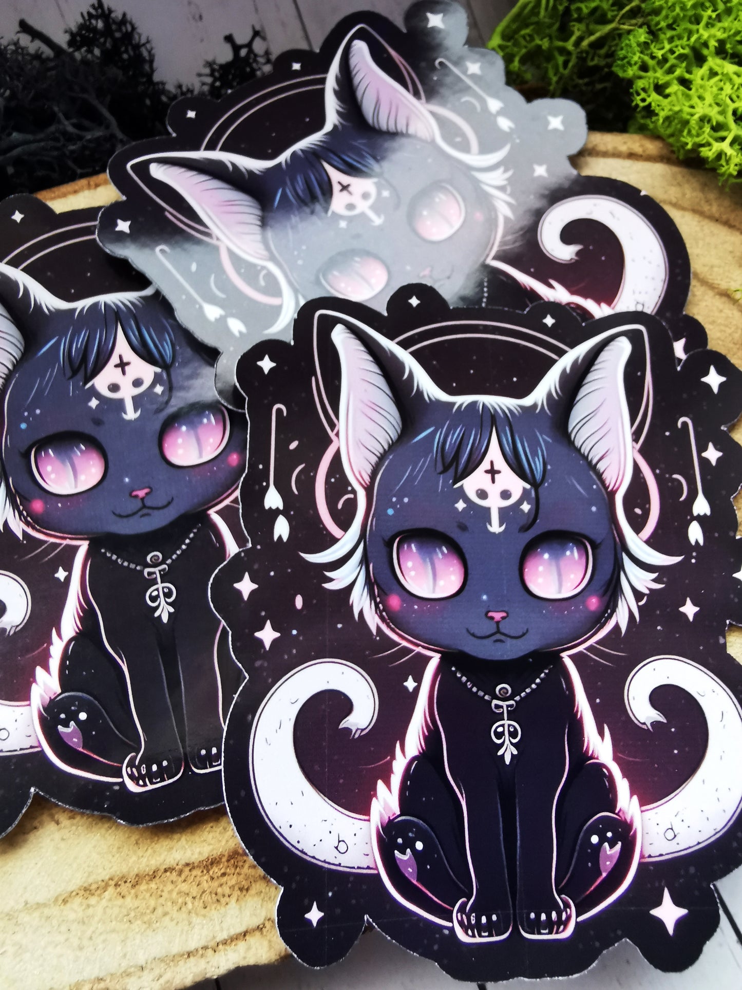 Black Cat Stickers