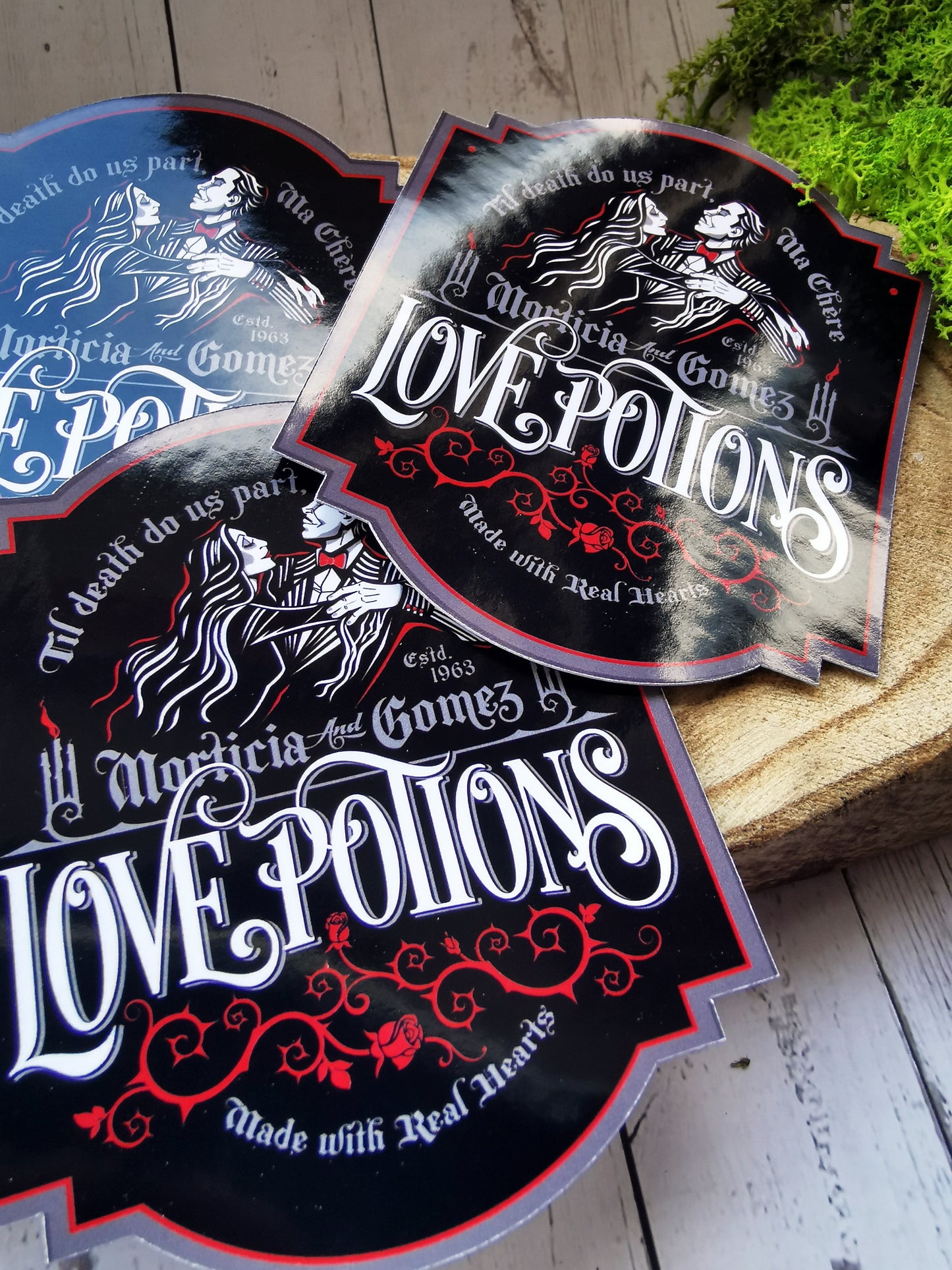 Holographic Stickers “Love Potion”