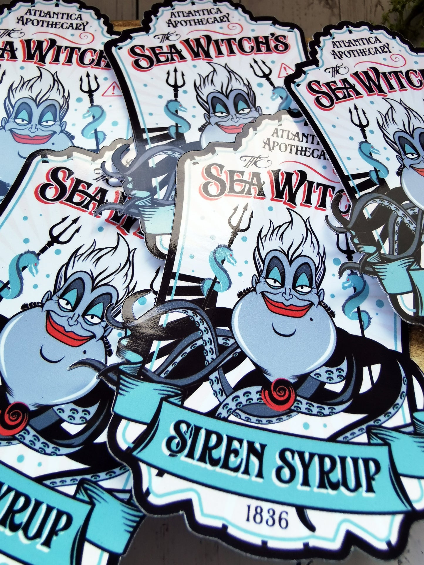 “Siren Syrup” stickers