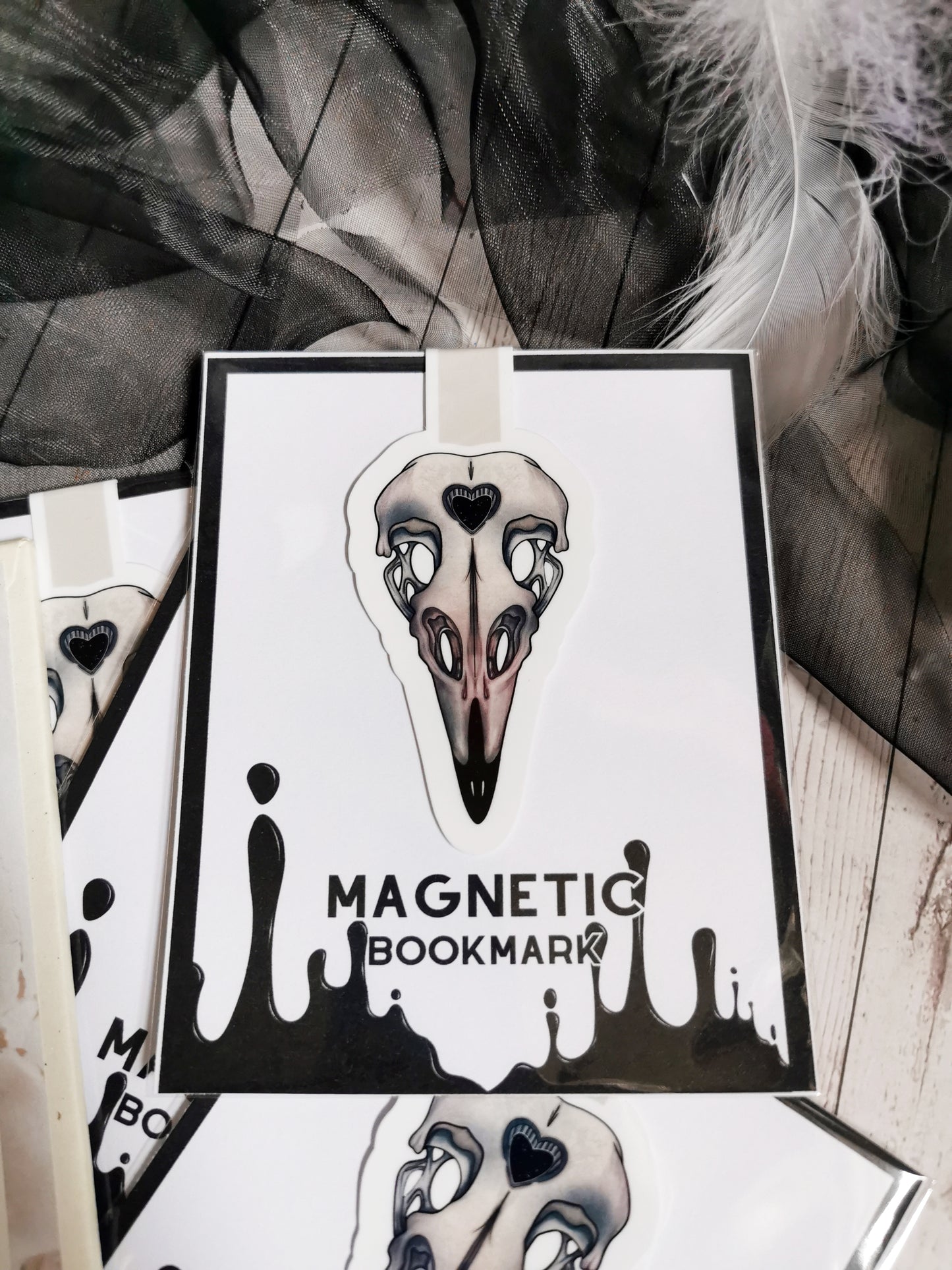 Magnetic Bookmark "Skull"