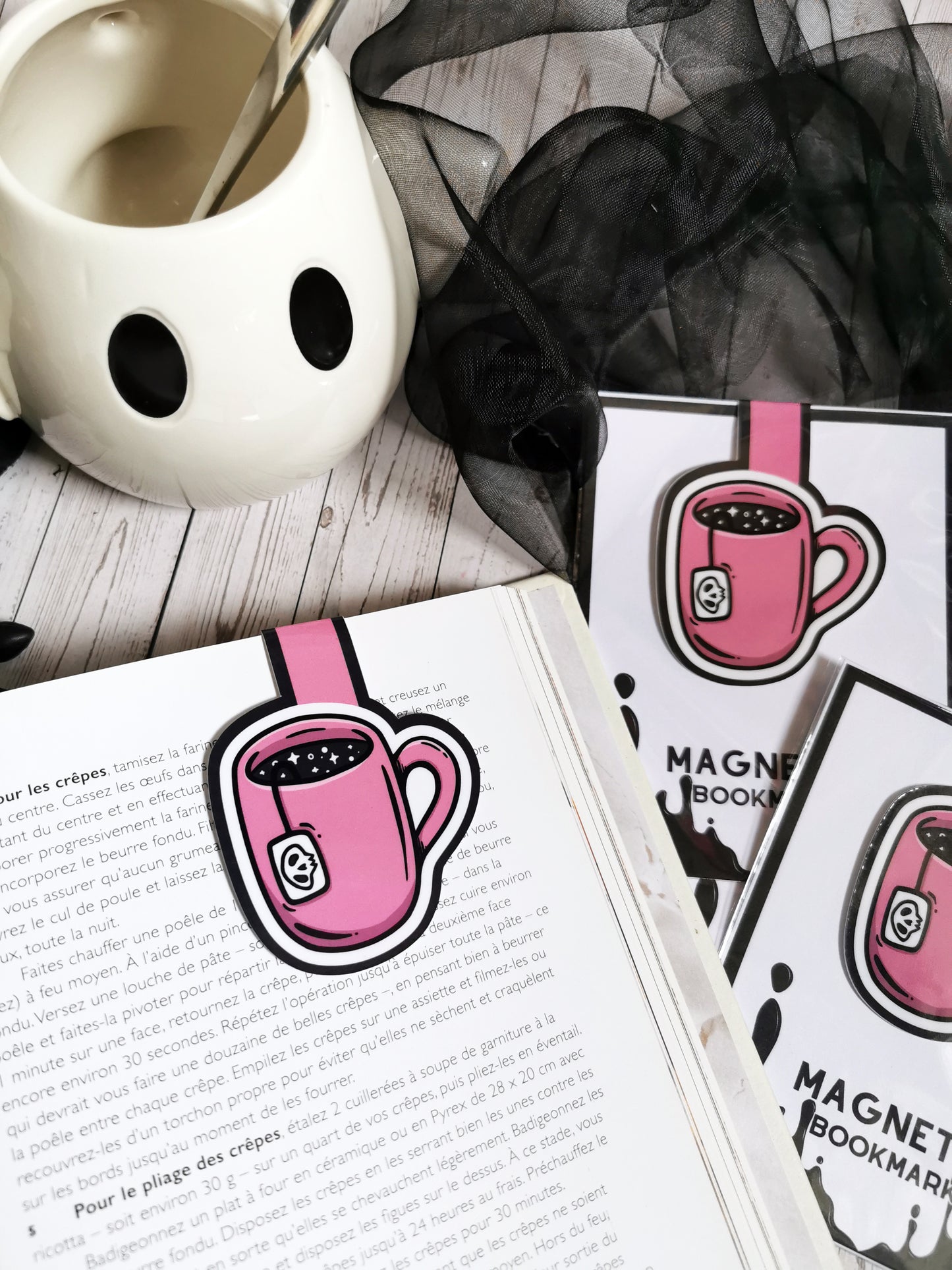 Magnetic Bookmark "Creepy Thee Mug"