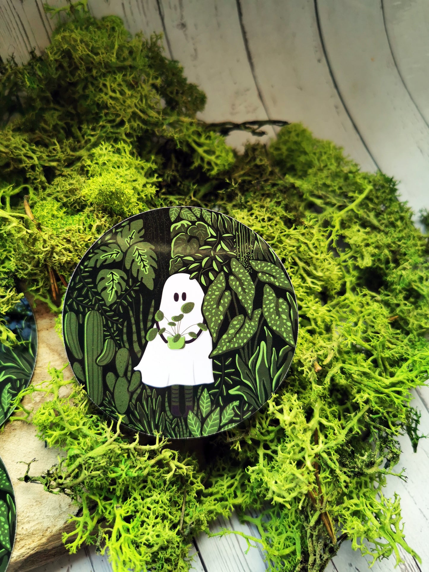 “Cute Ghost Plants” Stickers