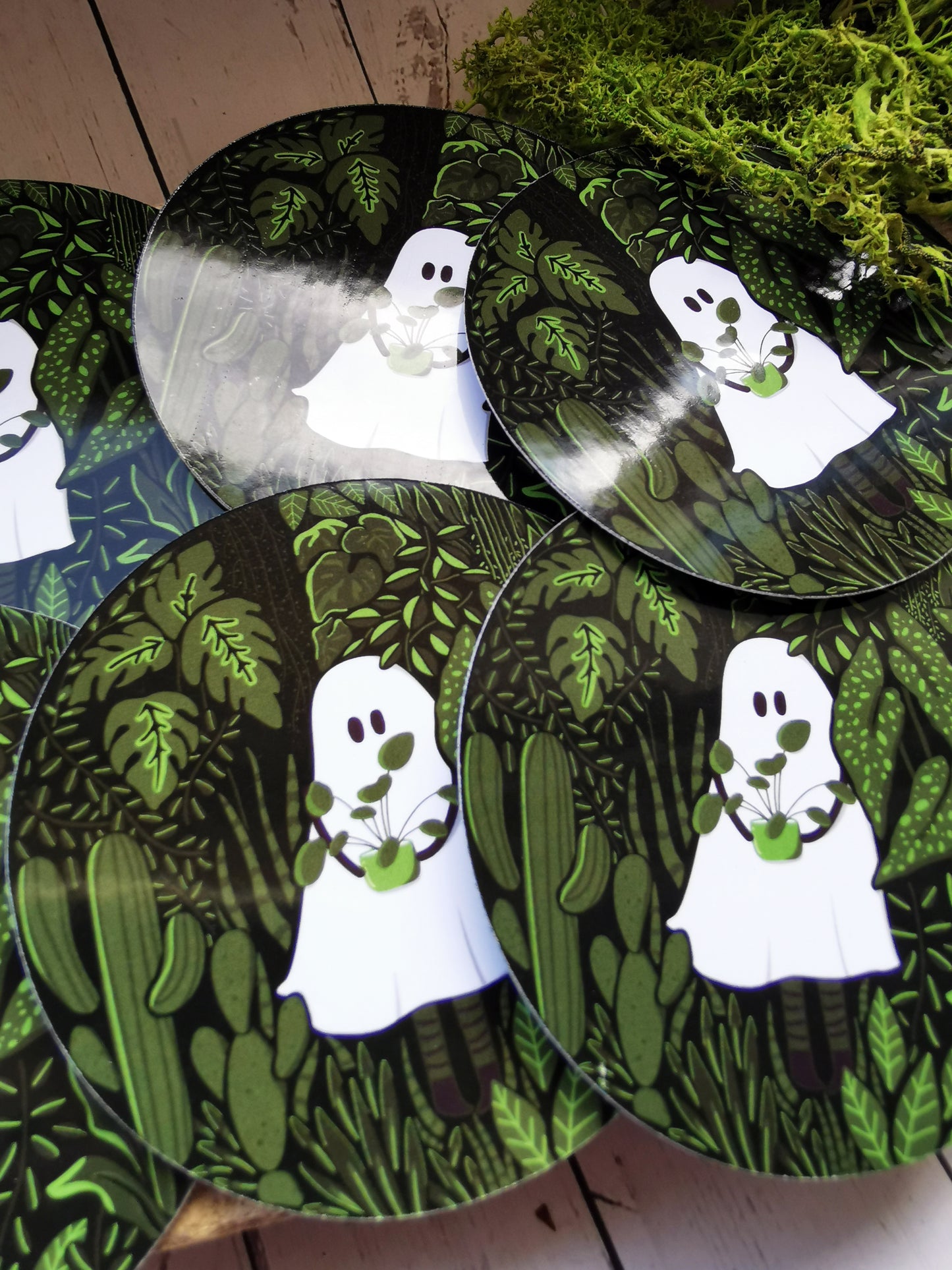 Stickers "Cute Ghost Plants"