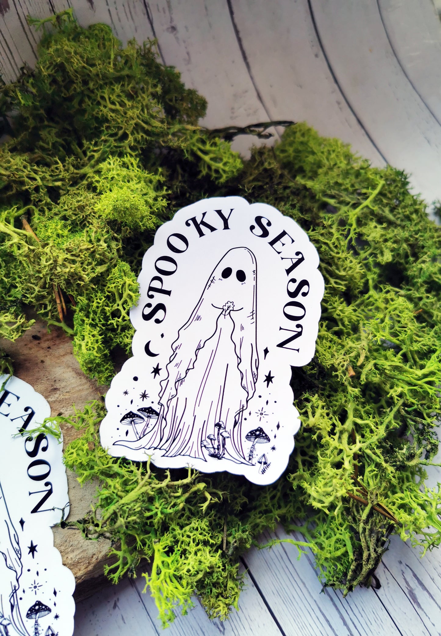 “Cute Ghost Spooky Season” Stickers