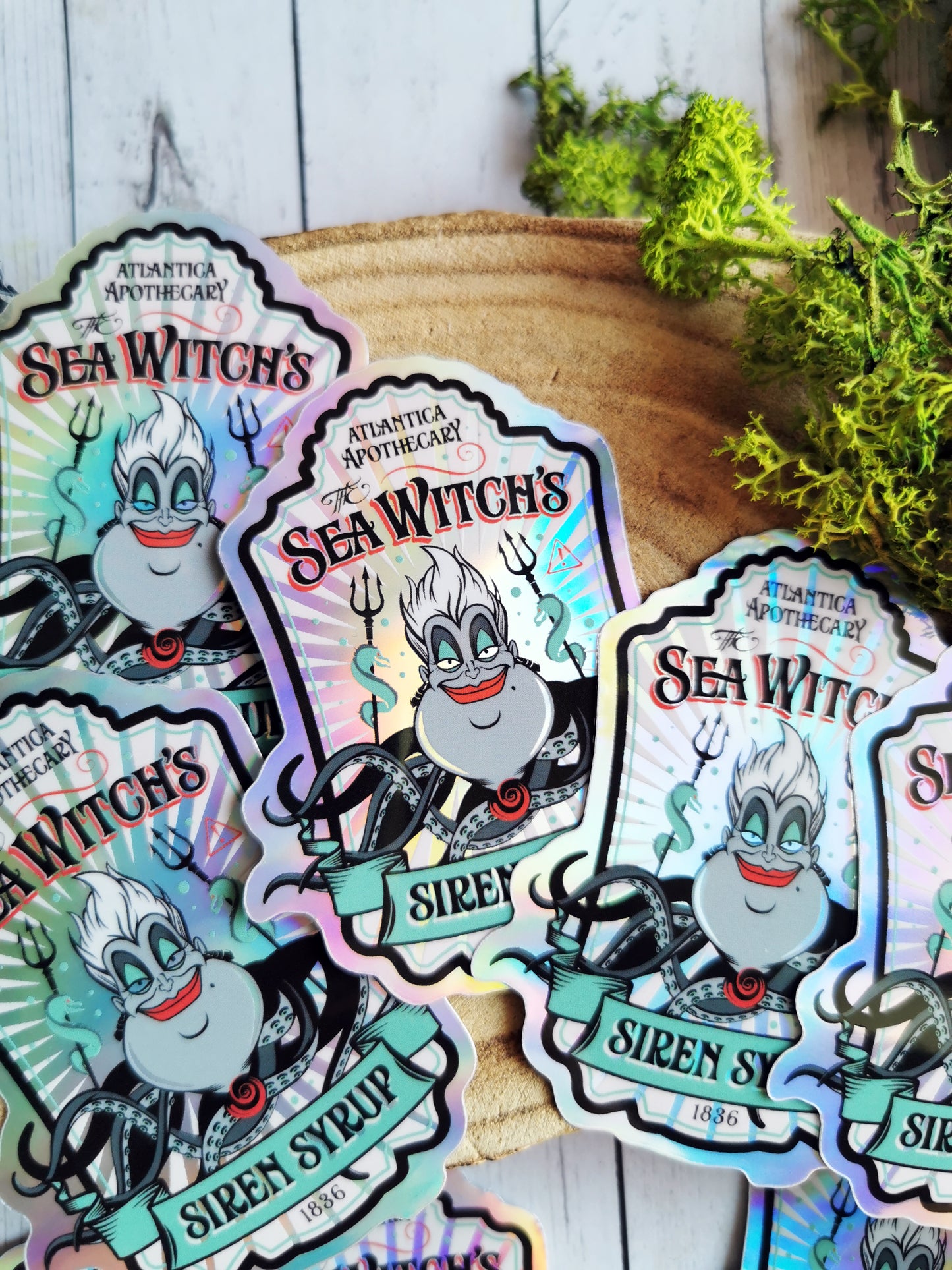 Holographic Sticker " Ursula Sea Witch"