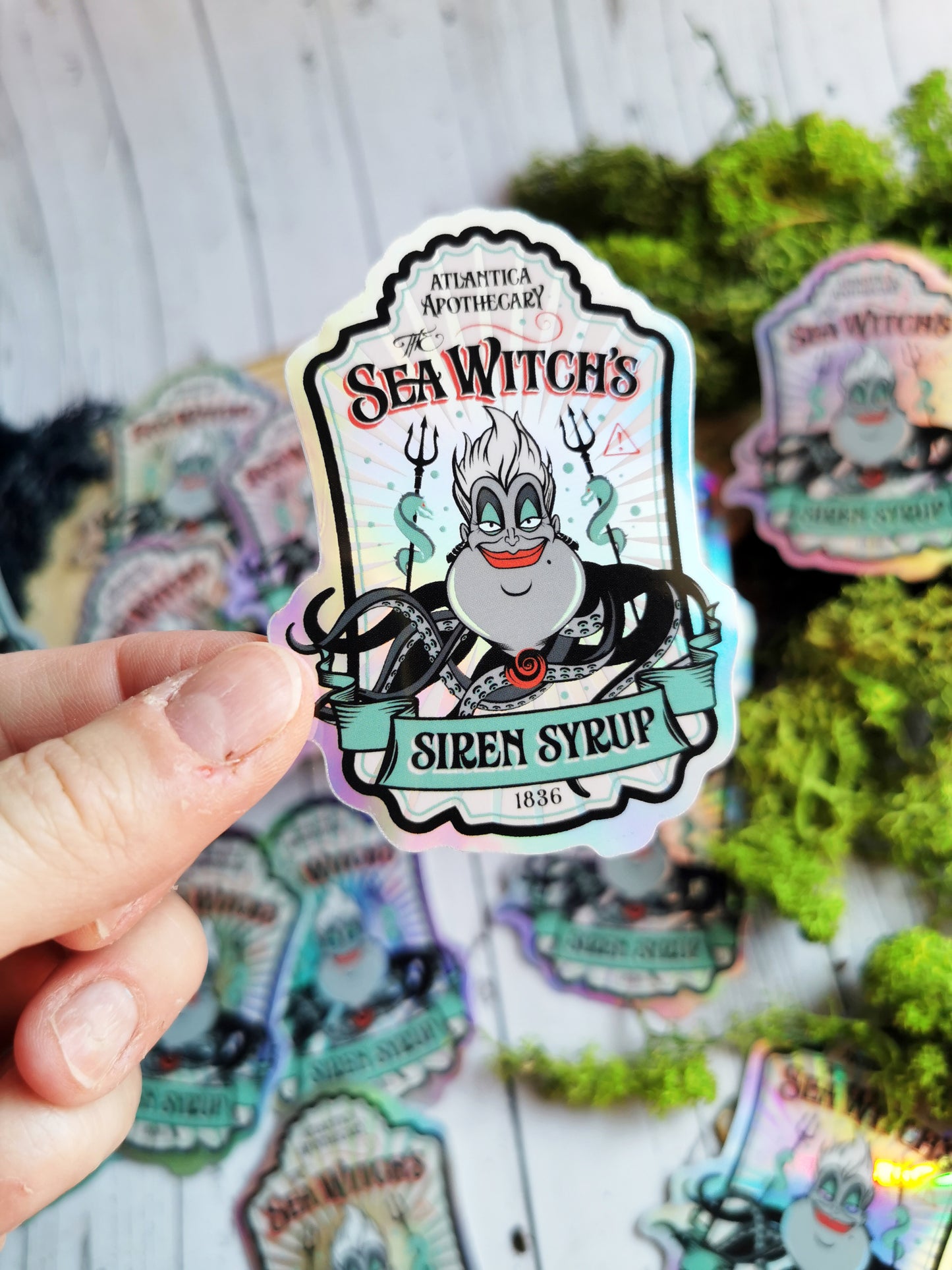 Holographic Sticker " Ursula Sea Witch"