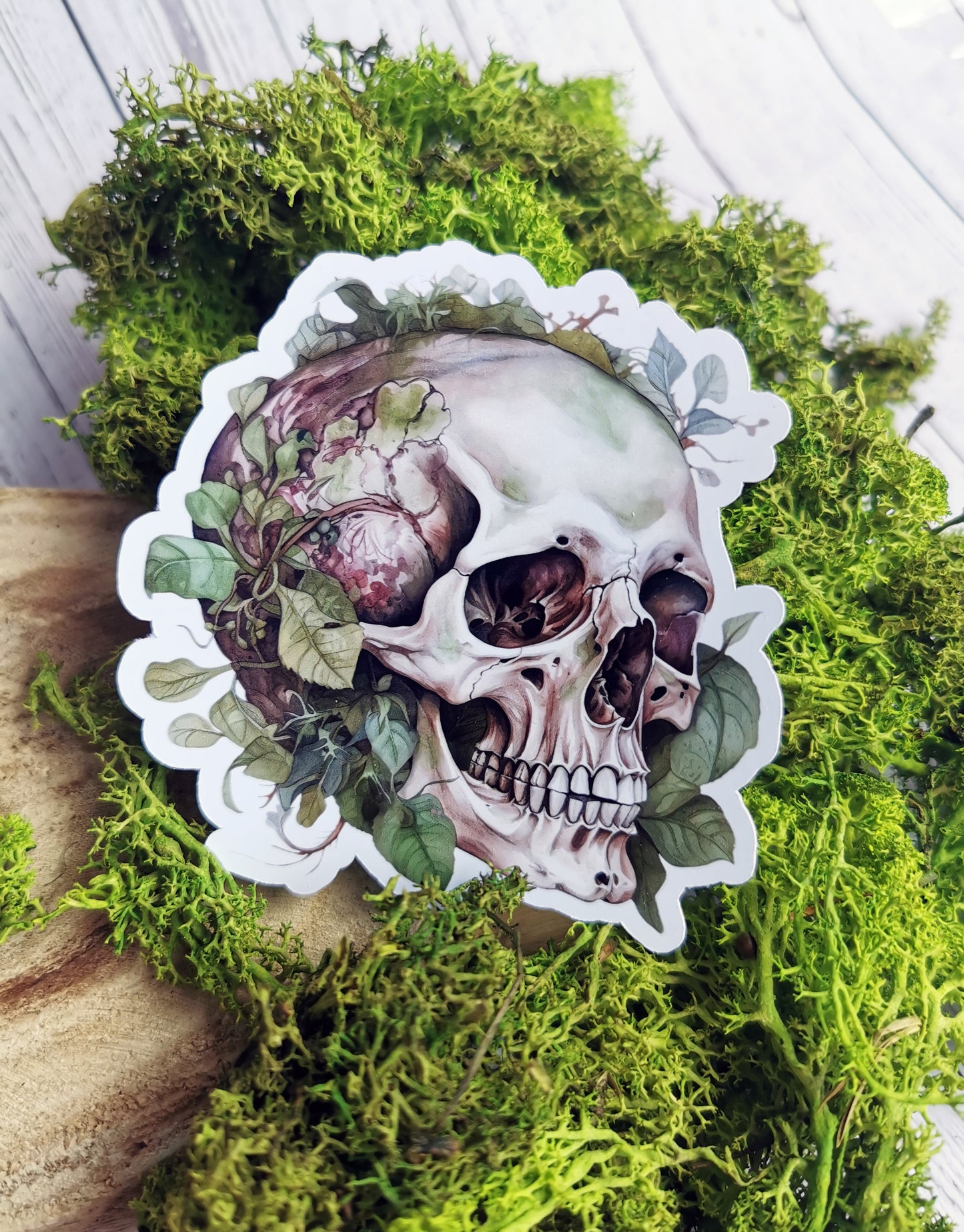 Stickers "Skull Head Plants"