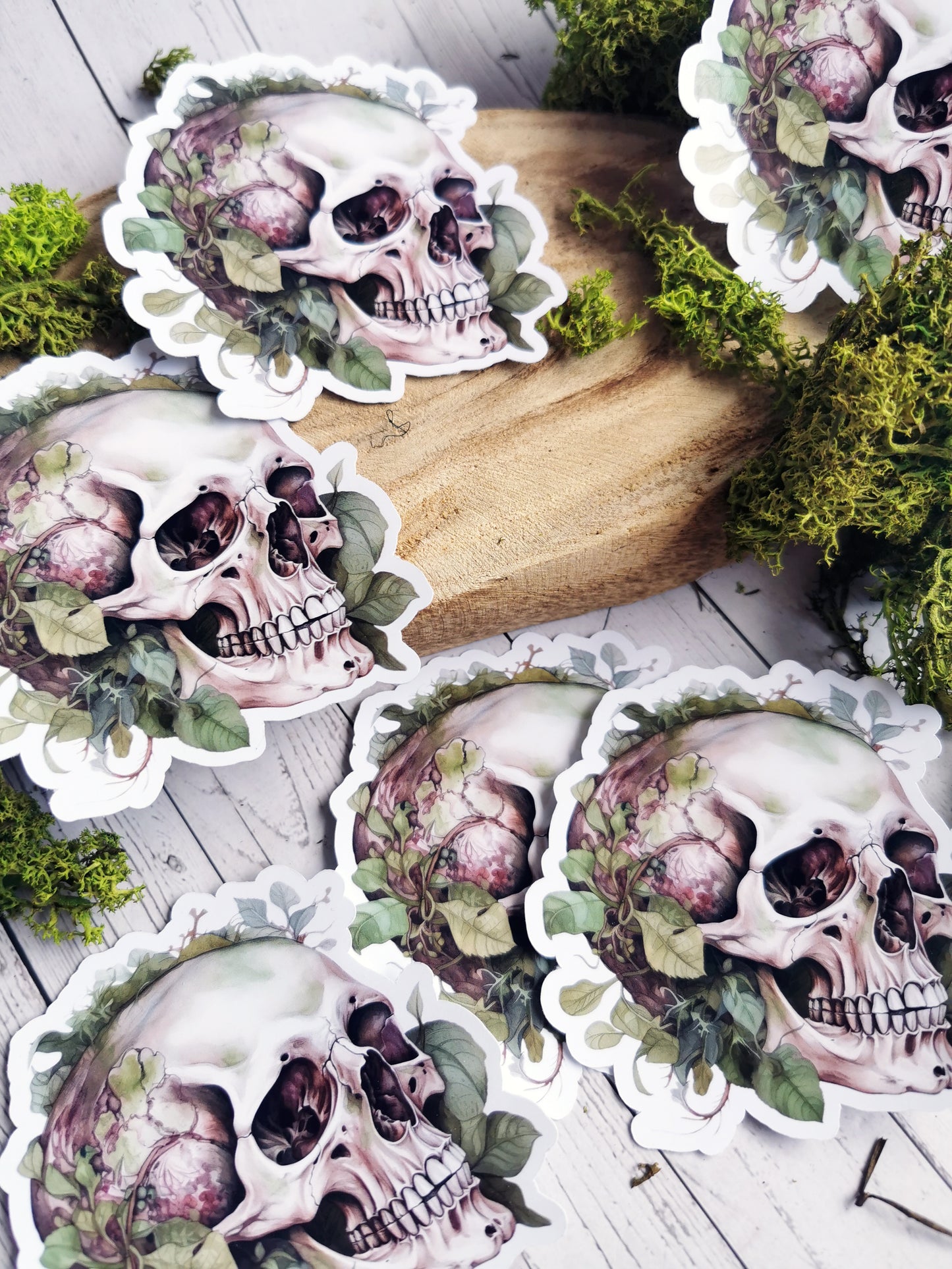 “Skull Head Plants” Stickers