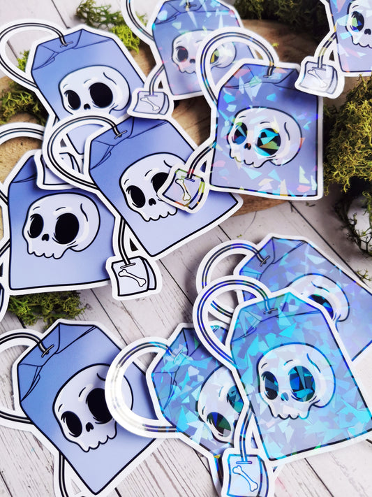 Stickers "Skull Tea Bag"