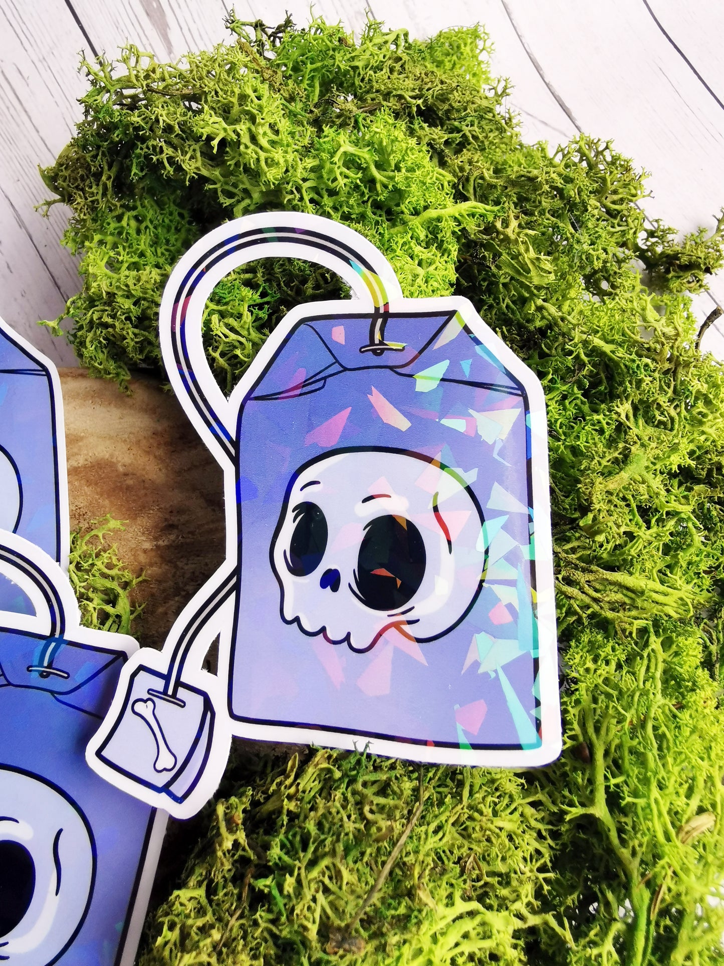 Stickers "Skull Tea Bag"