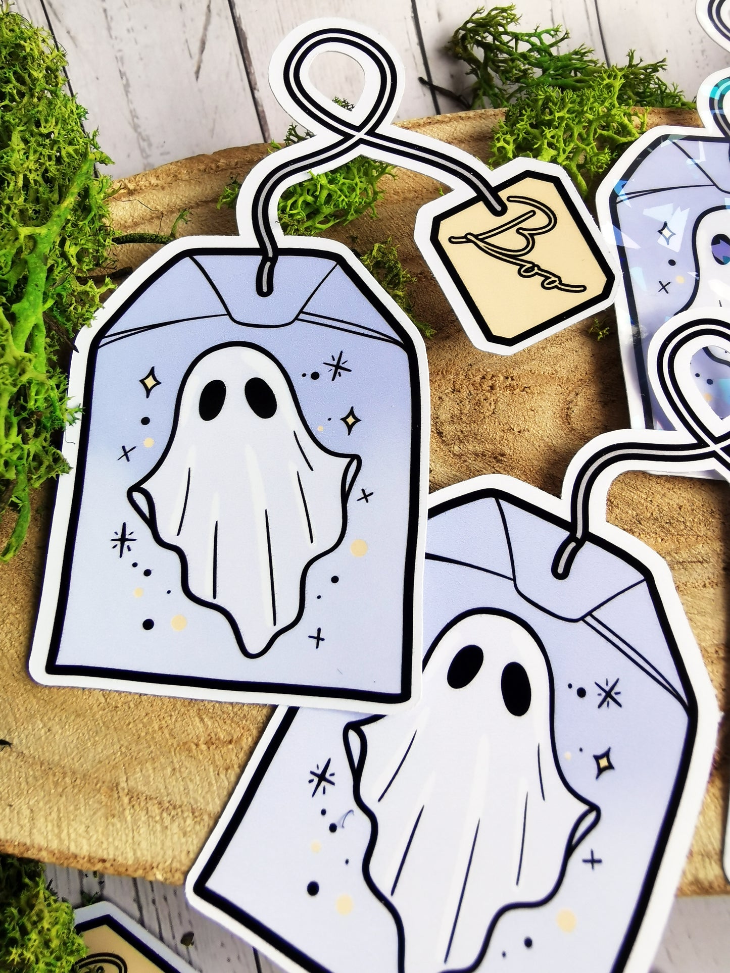 “Ghost Tea Bag” stickers