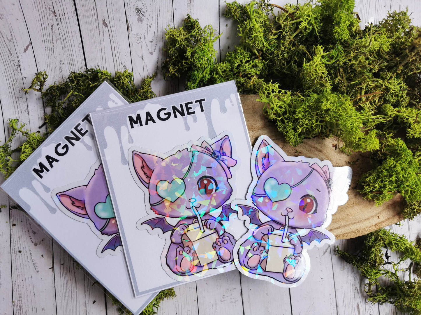 Magnet "Creepy Cute Kitty Eye Patch"