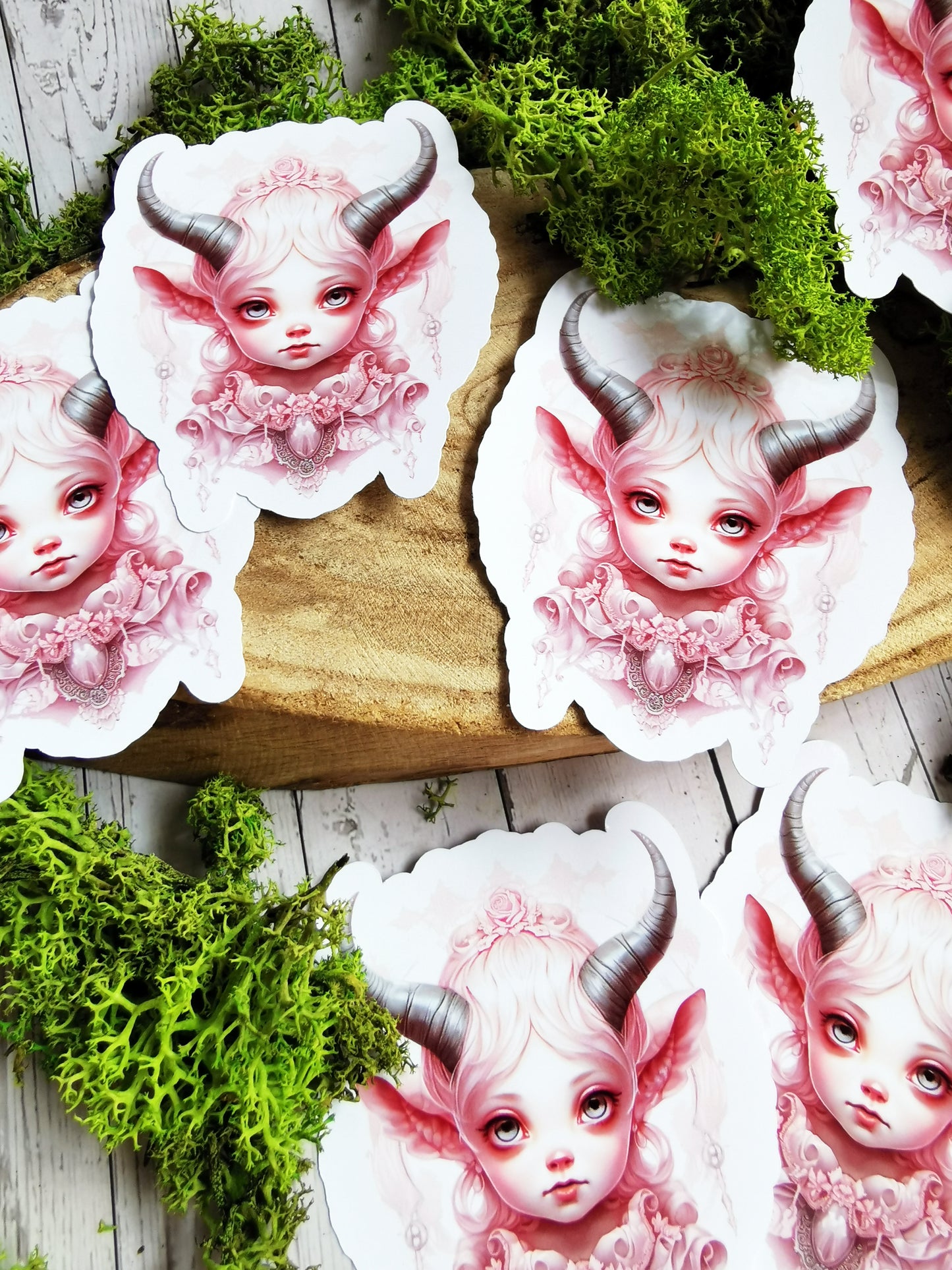 “Baphomet Girl” Stickers