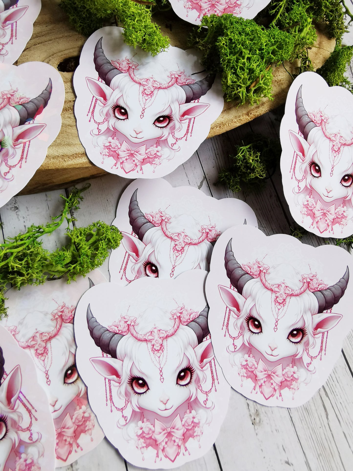 “Cute Baphomet” Stickers