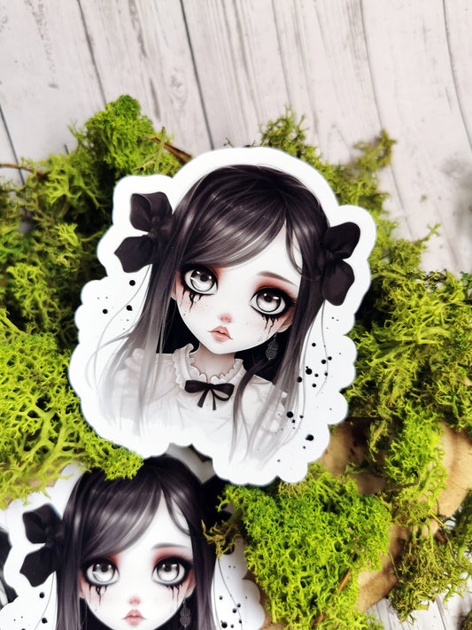 “Creepy Girl” Stickers