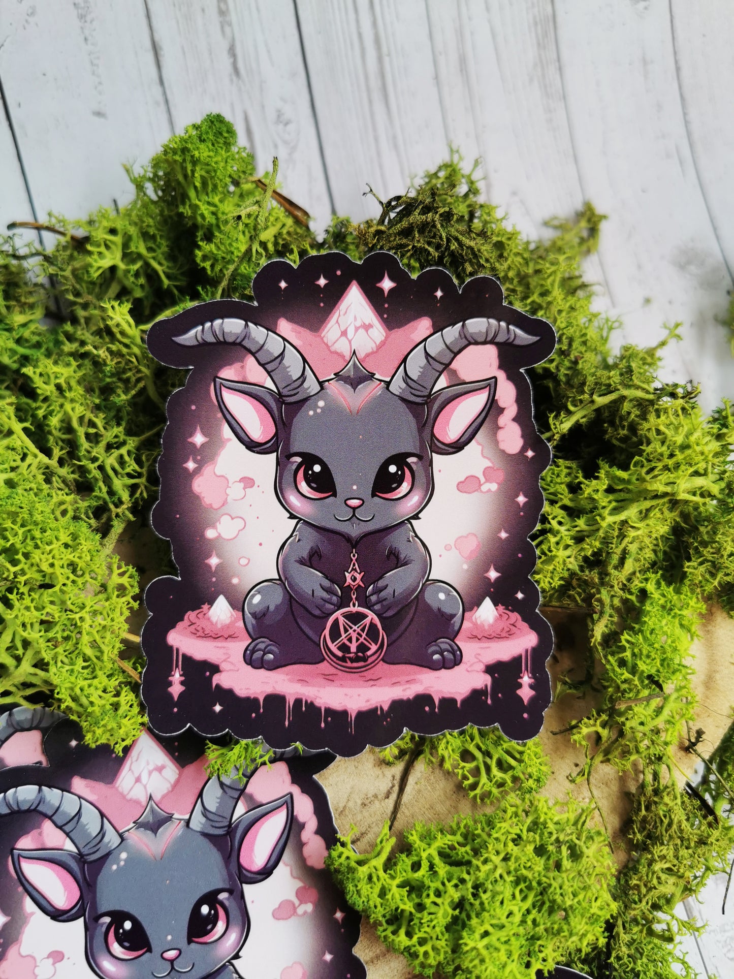 “Creepy Cute Baphomet” Stickers