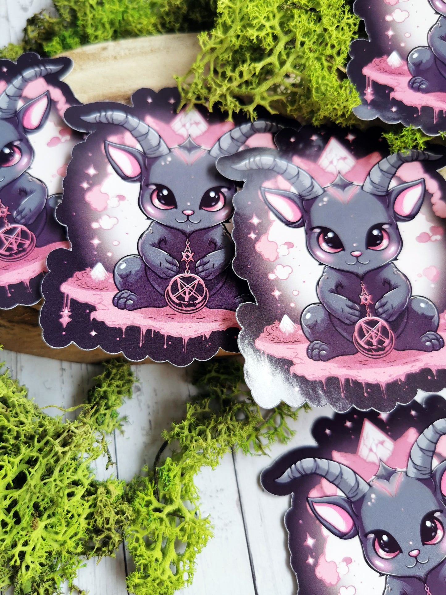 “Creepy Cute Baphomet” Stickers