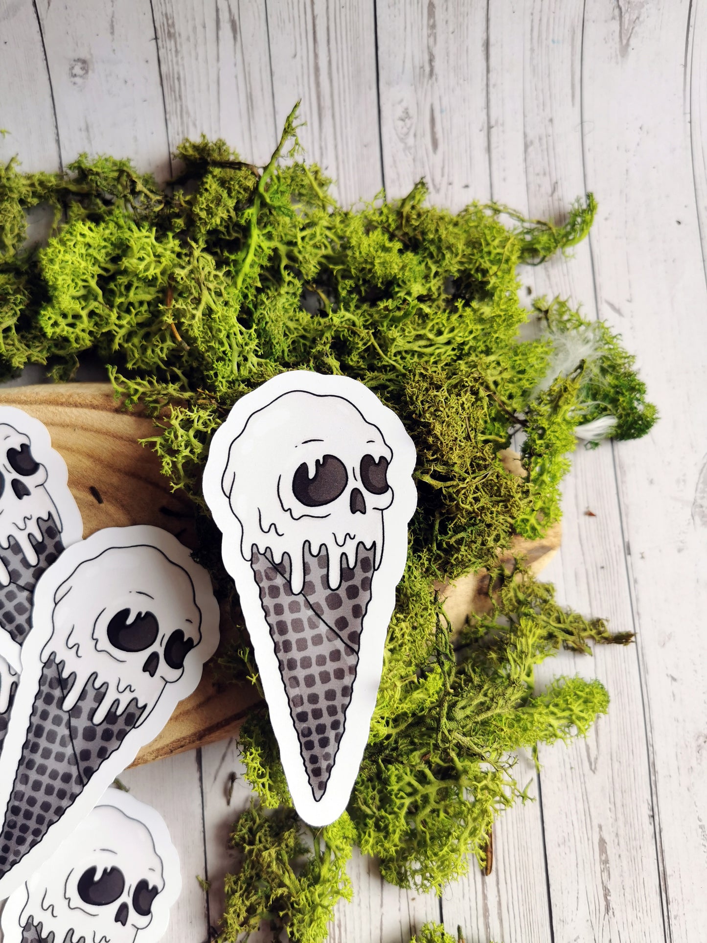 Stickers "Skull Ice Cream"