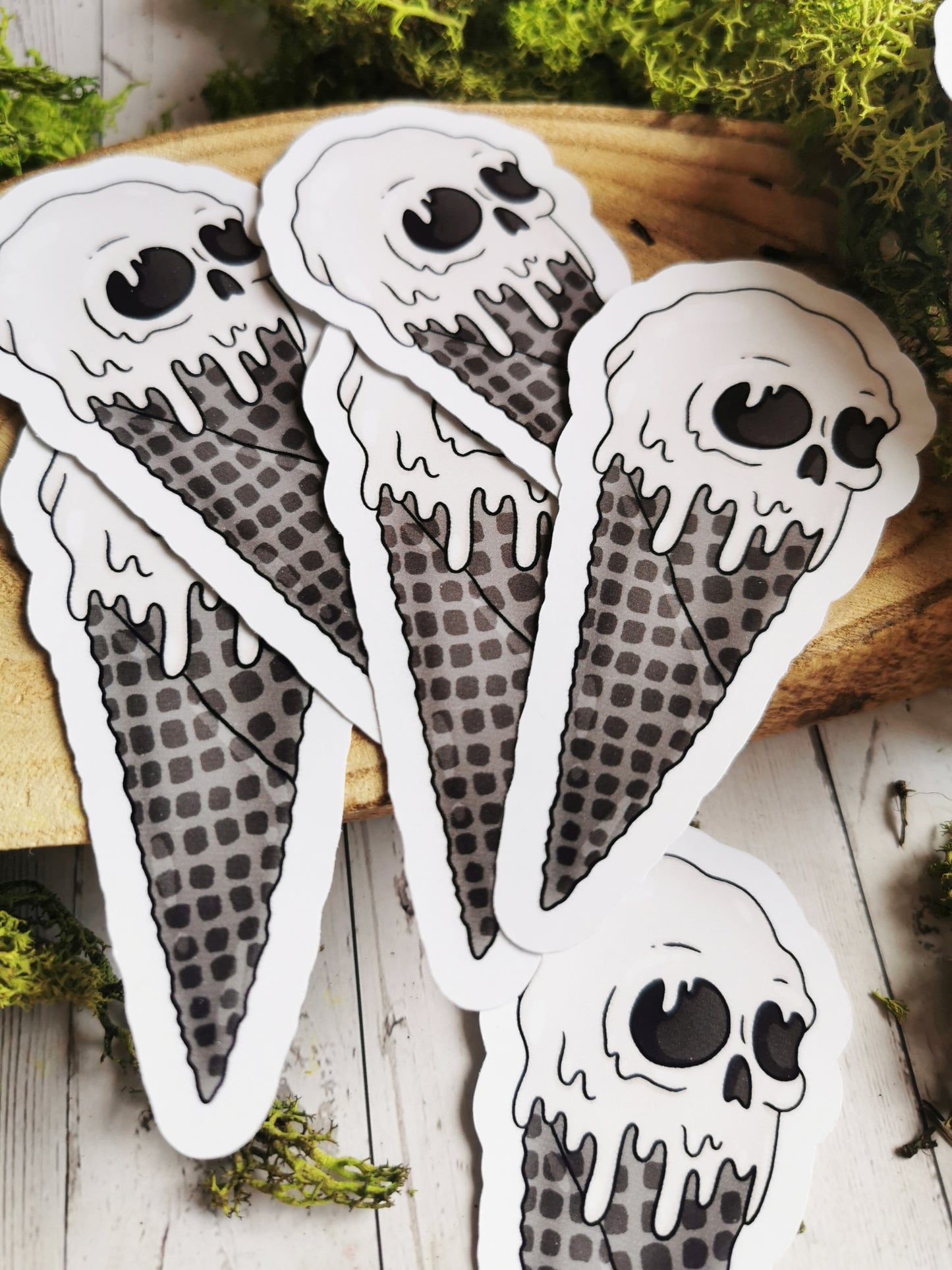 Stickers "Skull Ice Cream"