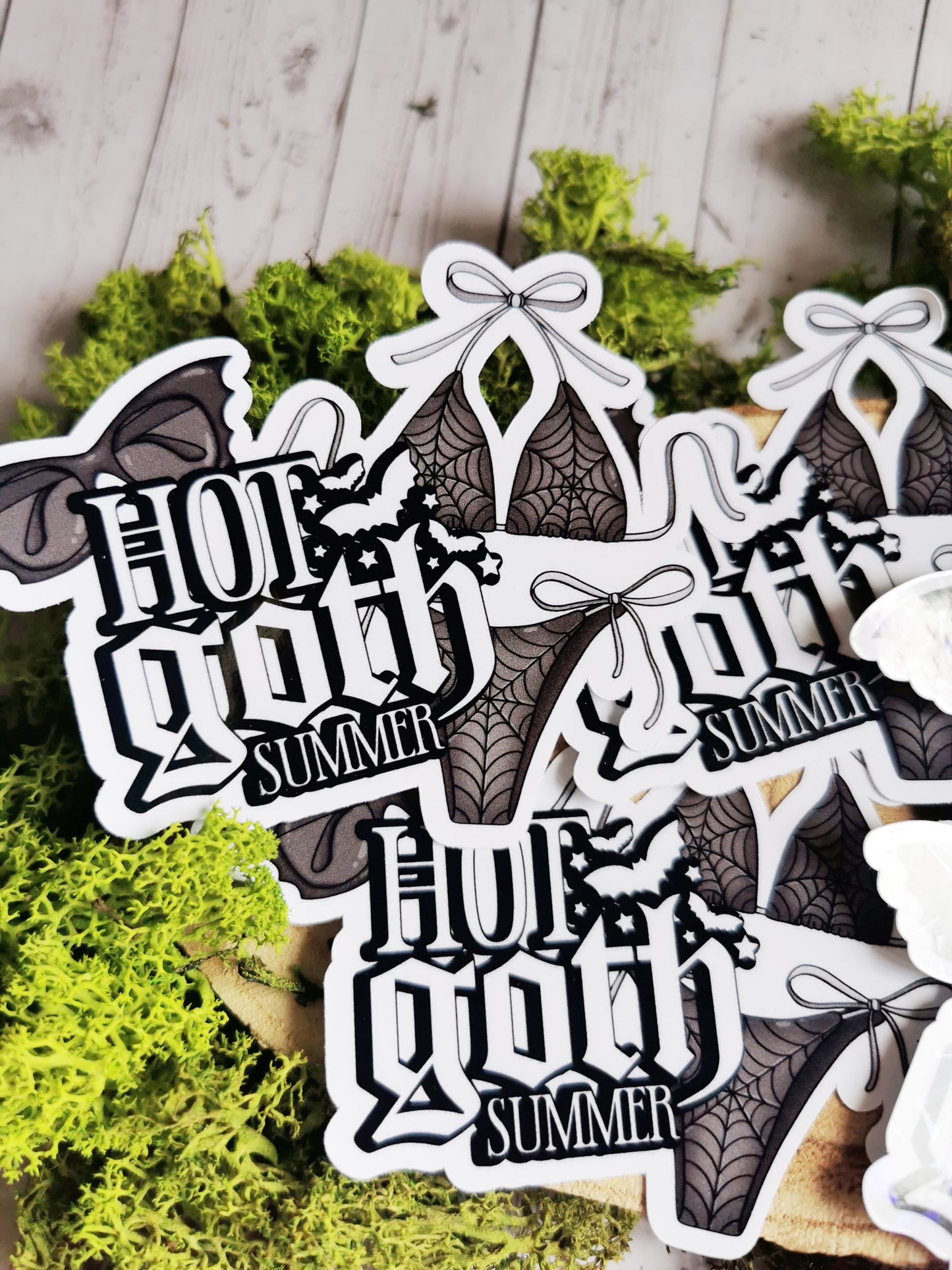 “Hot Goth Summer” Stickers