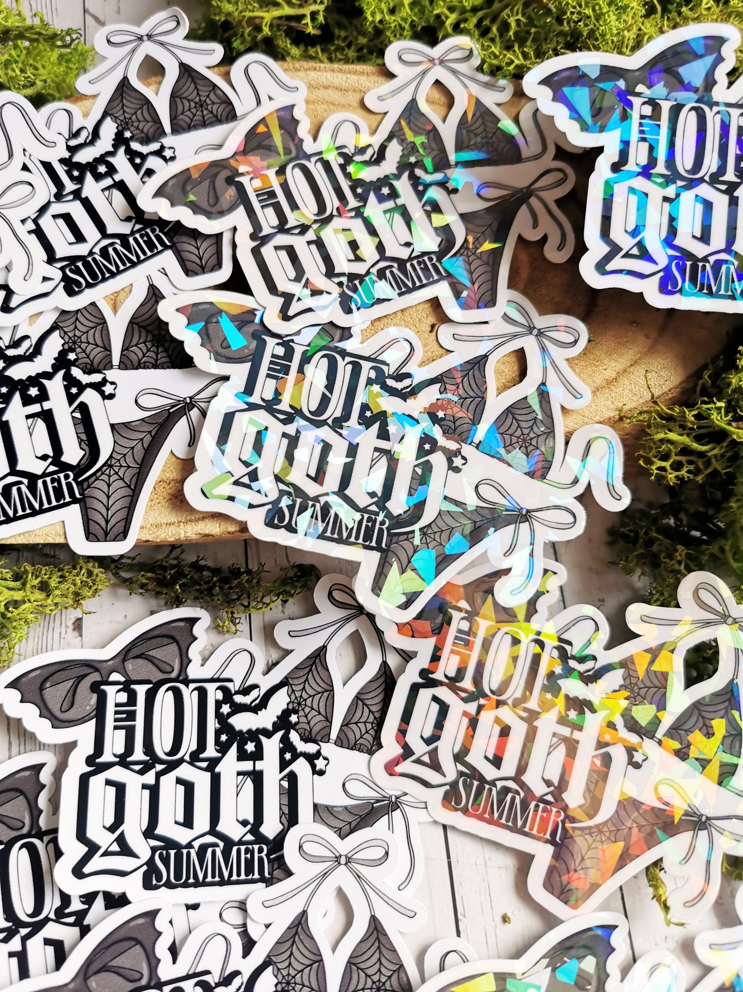 “Hot Goth Summer” Stickers