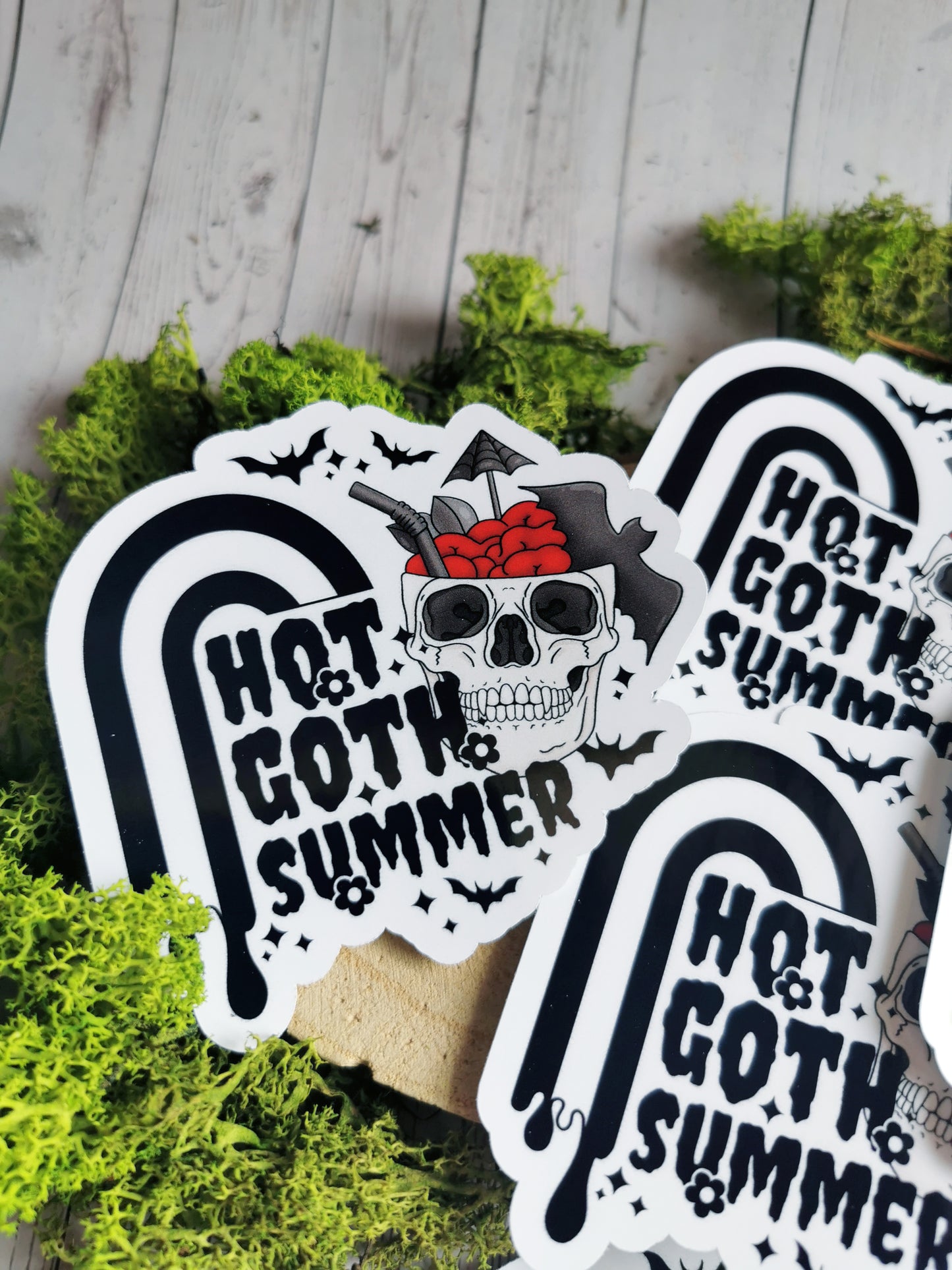 “Hot Goth Summer” Stickers