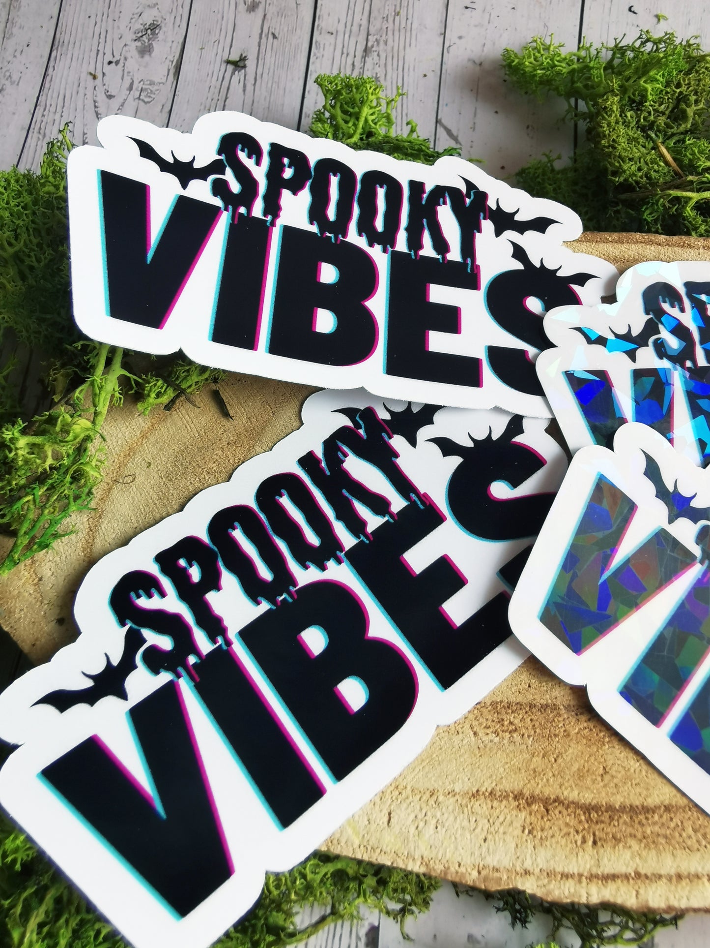 Stickers "Spooky Vibes Glitch"