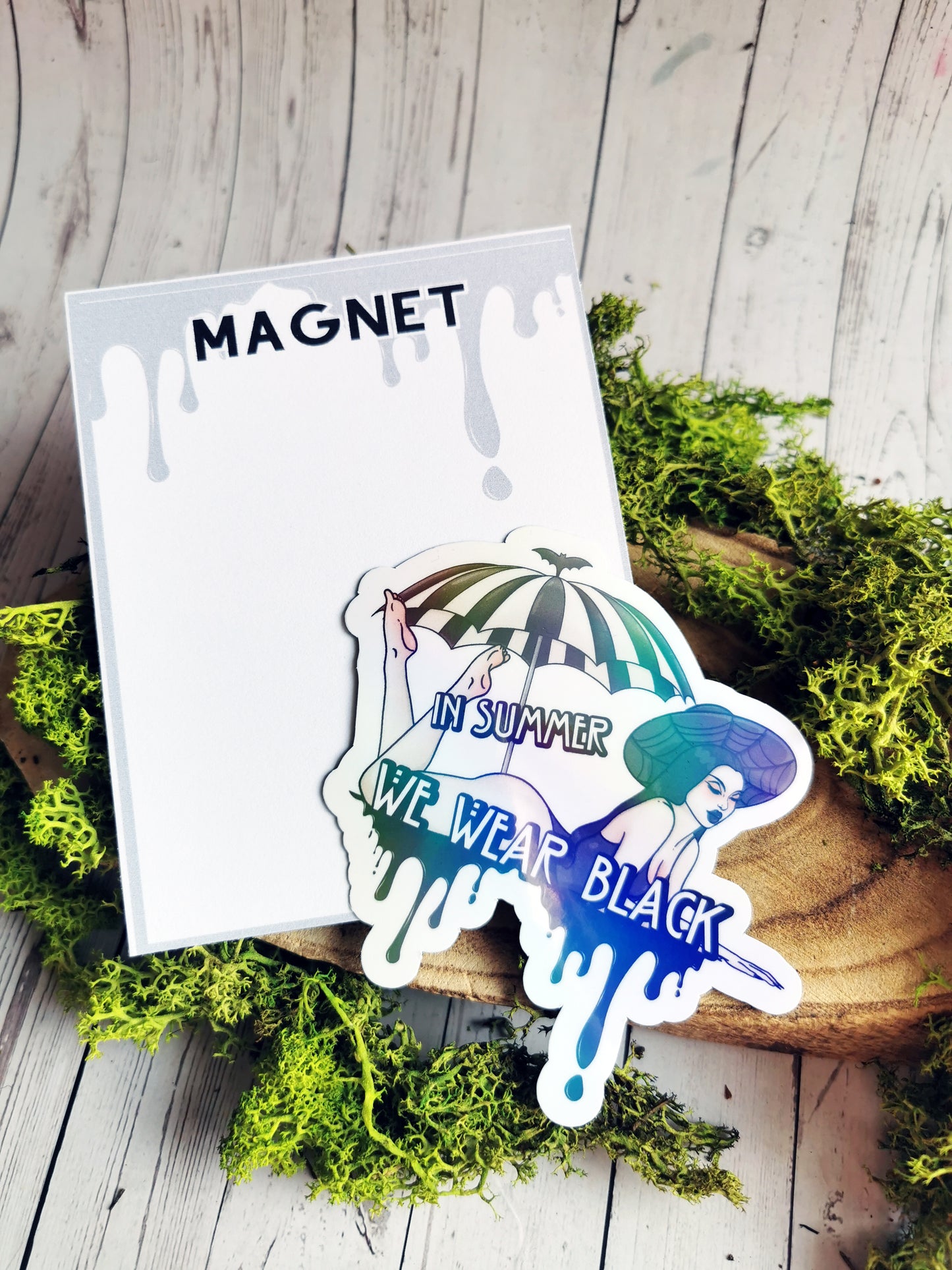 Magnet "In Summer we wear Black"