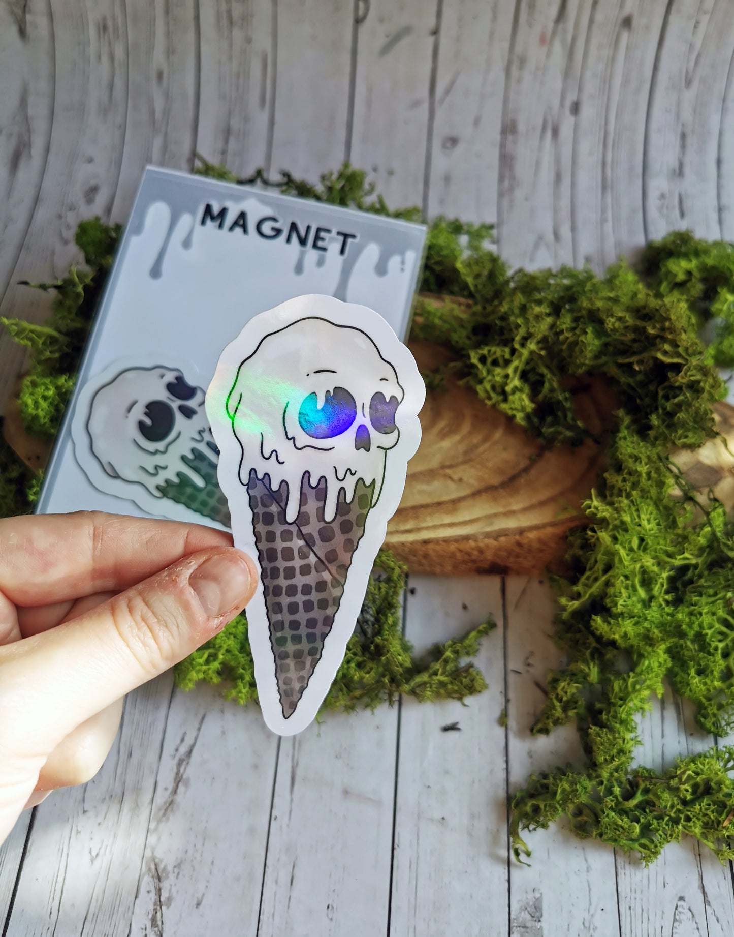 Magnet "Skull Ice Cream"