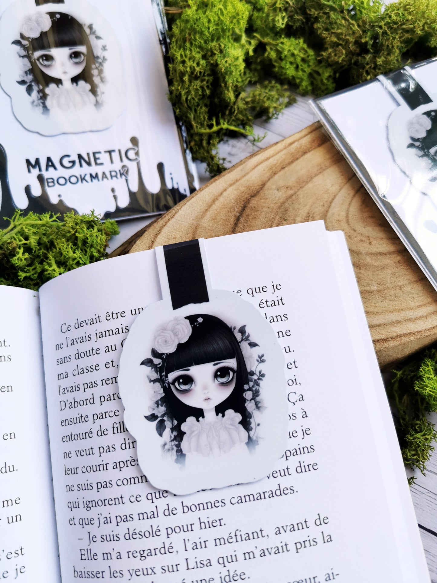 Marque-Page Magnétique "Creepy Cute Girl"