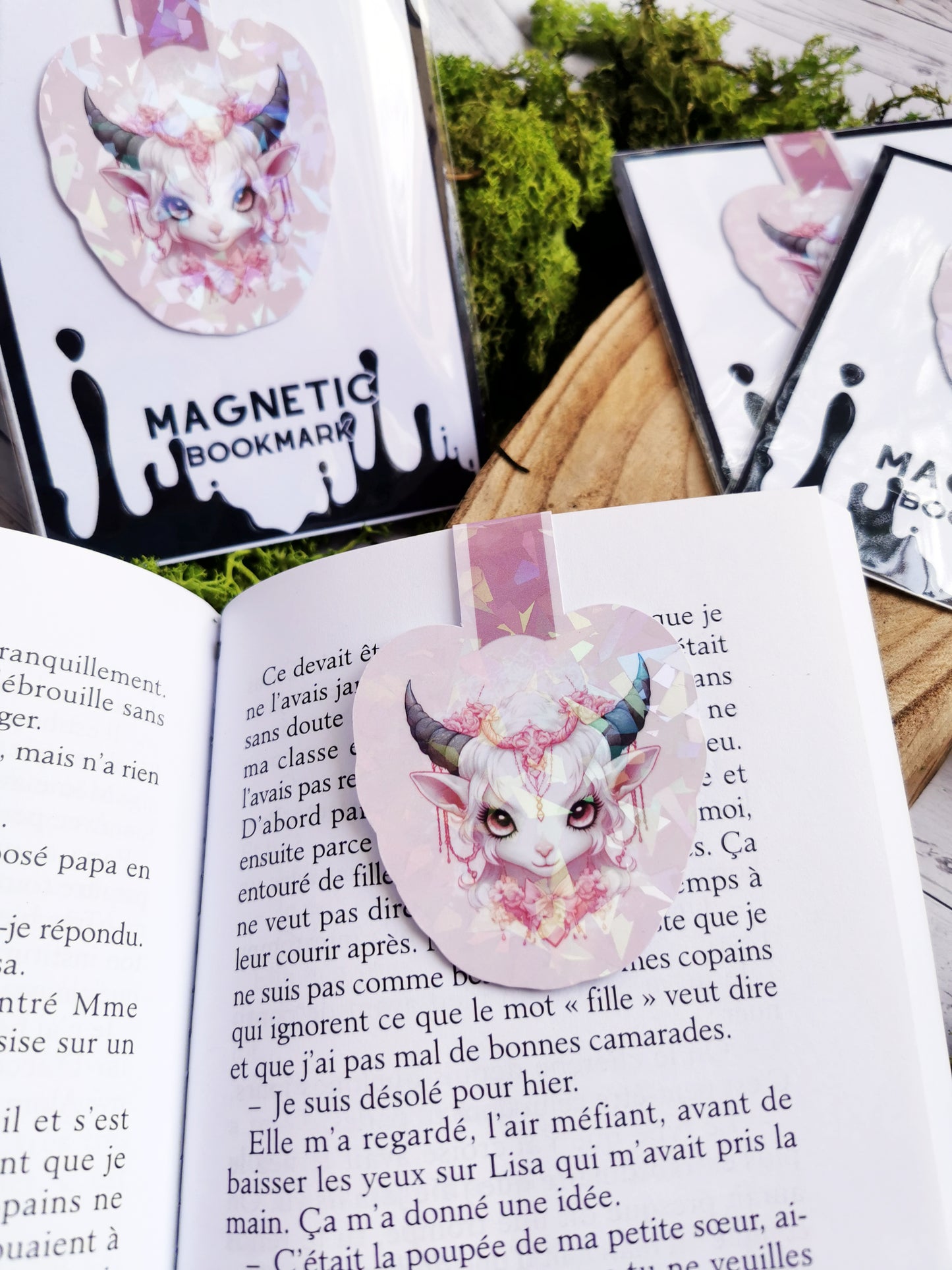 Marque-Page Magnétique "Cute Baphomet"