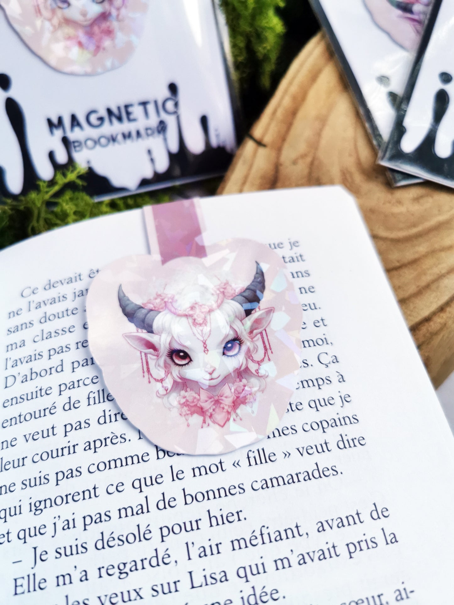 Marque-Page Magnétique "Cute Baphomet"