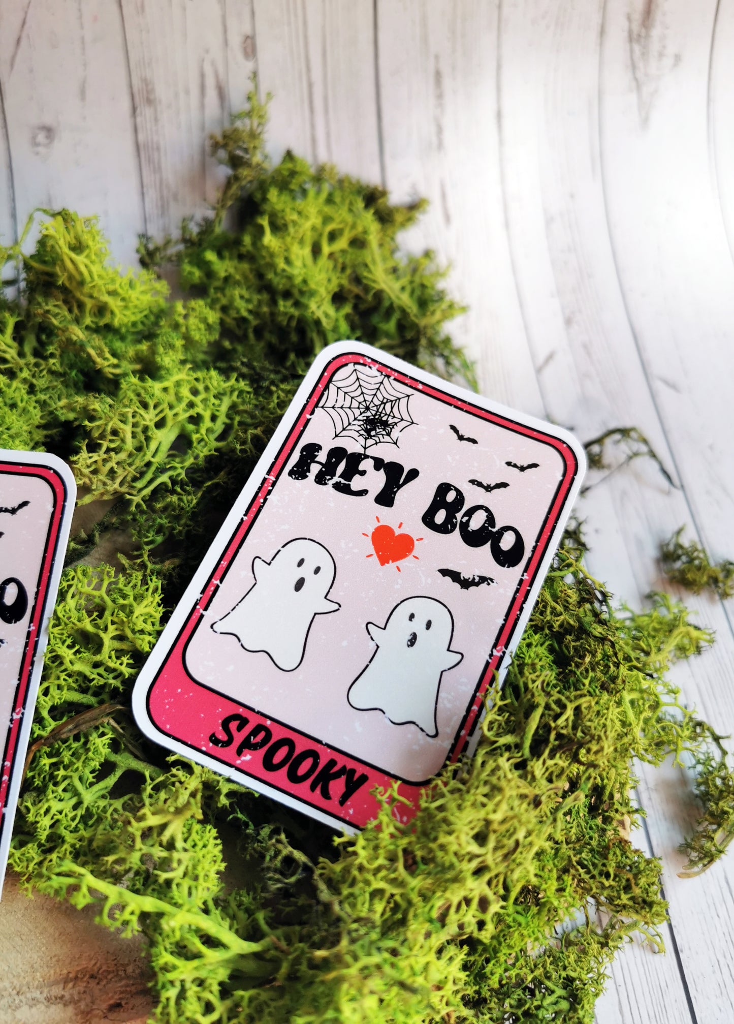 “Hey Boo” stickers