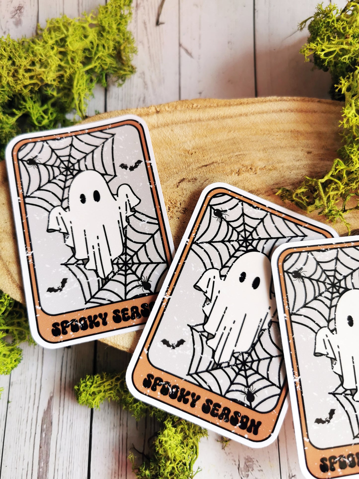 “Cute Ghost Spooky Season” Stickers